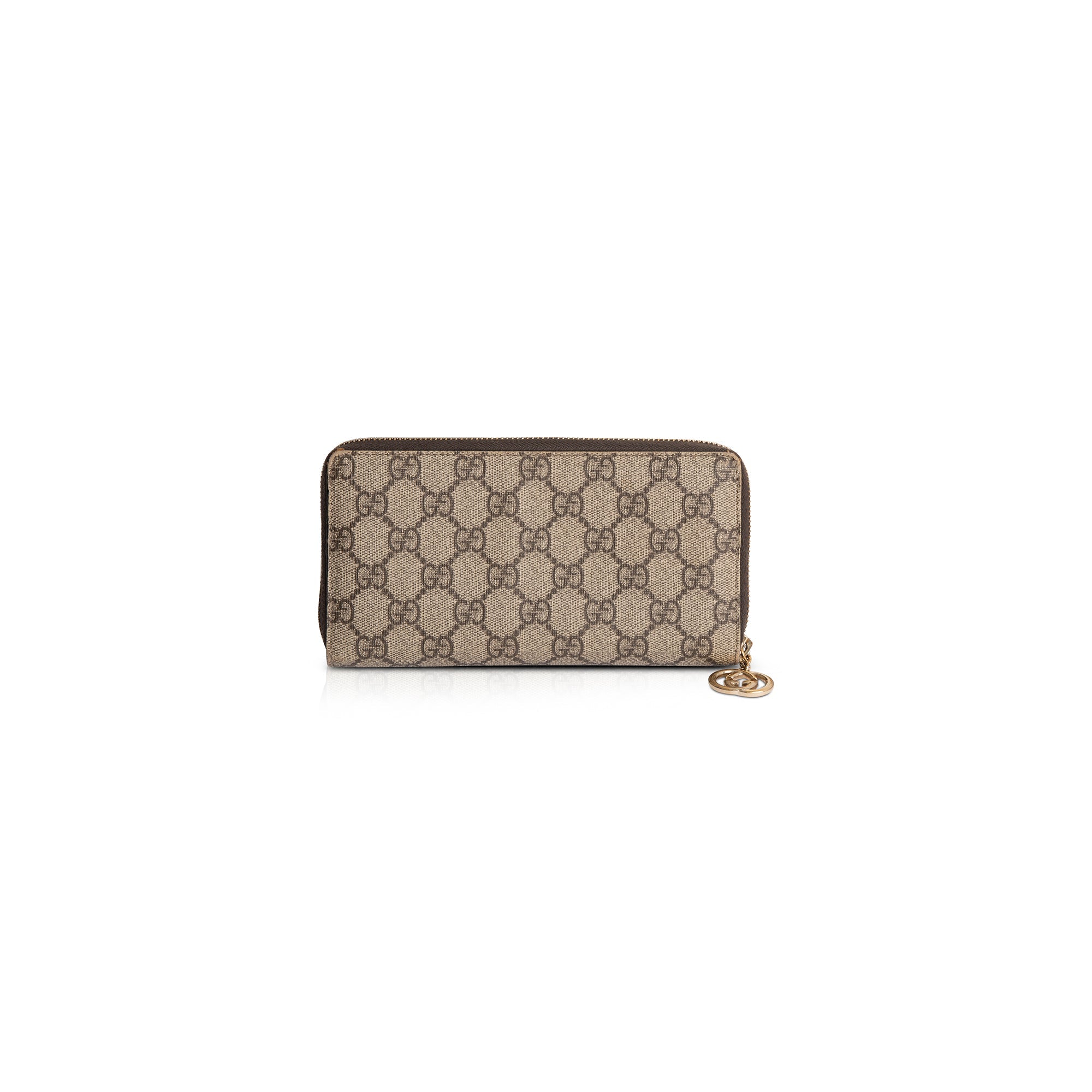 Gucci GG Supreme Zip Around Wallet