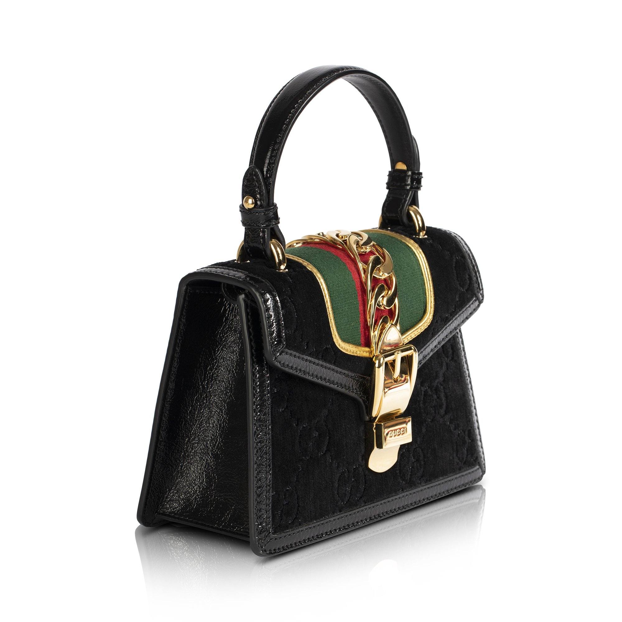 Gucci GG Velvet Mini Sylvie Bag