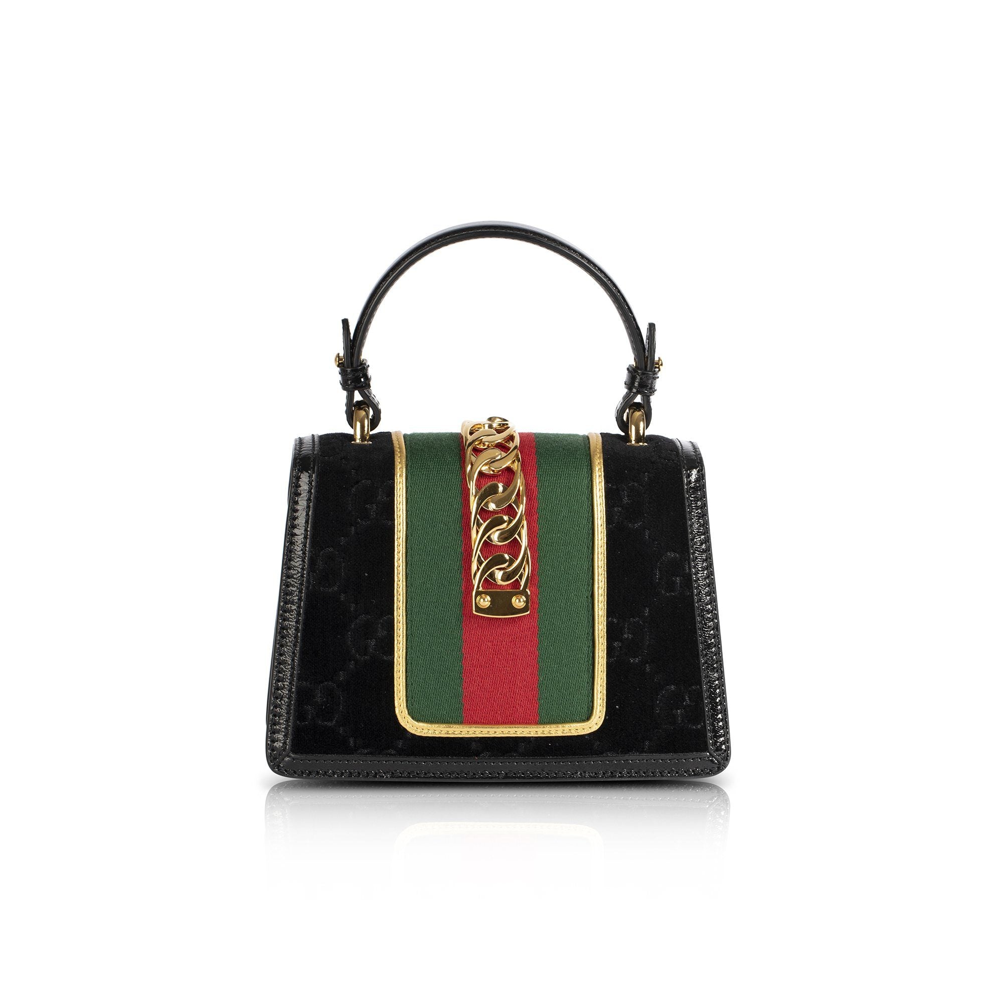 Gucci GG Velvet Mini Sylvie Bag