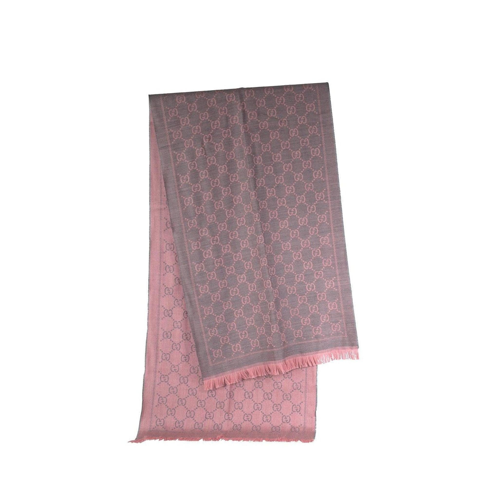 Gucci GG Wool Scarf with Box