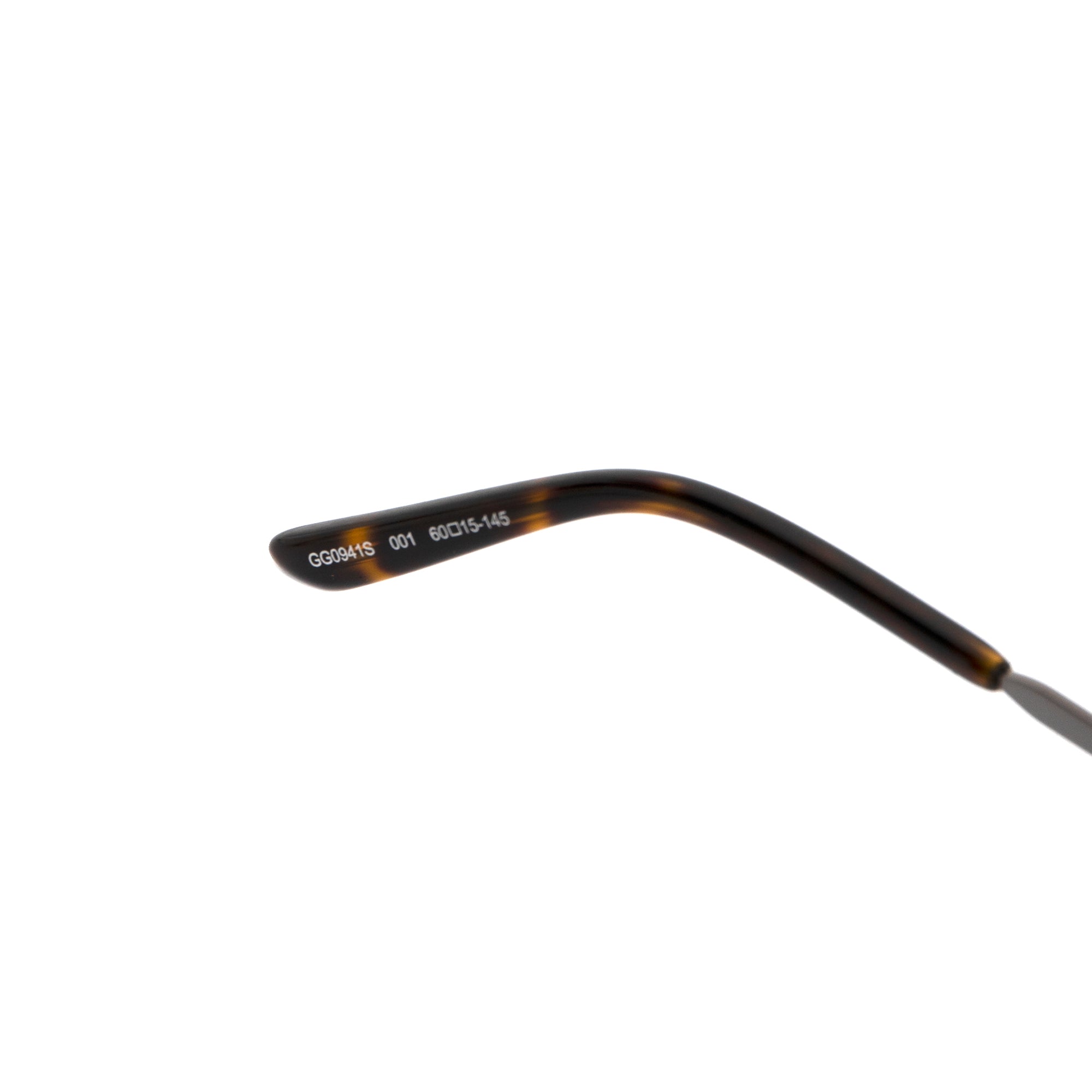 Gucci GG0941S Gunmetal Aviator Sunglasses w/ Case