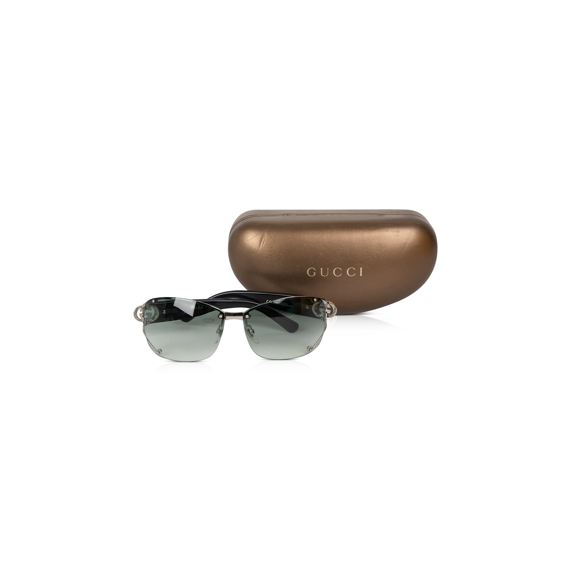 Gucci GG2820F Shield Sunglasses w/ Case
