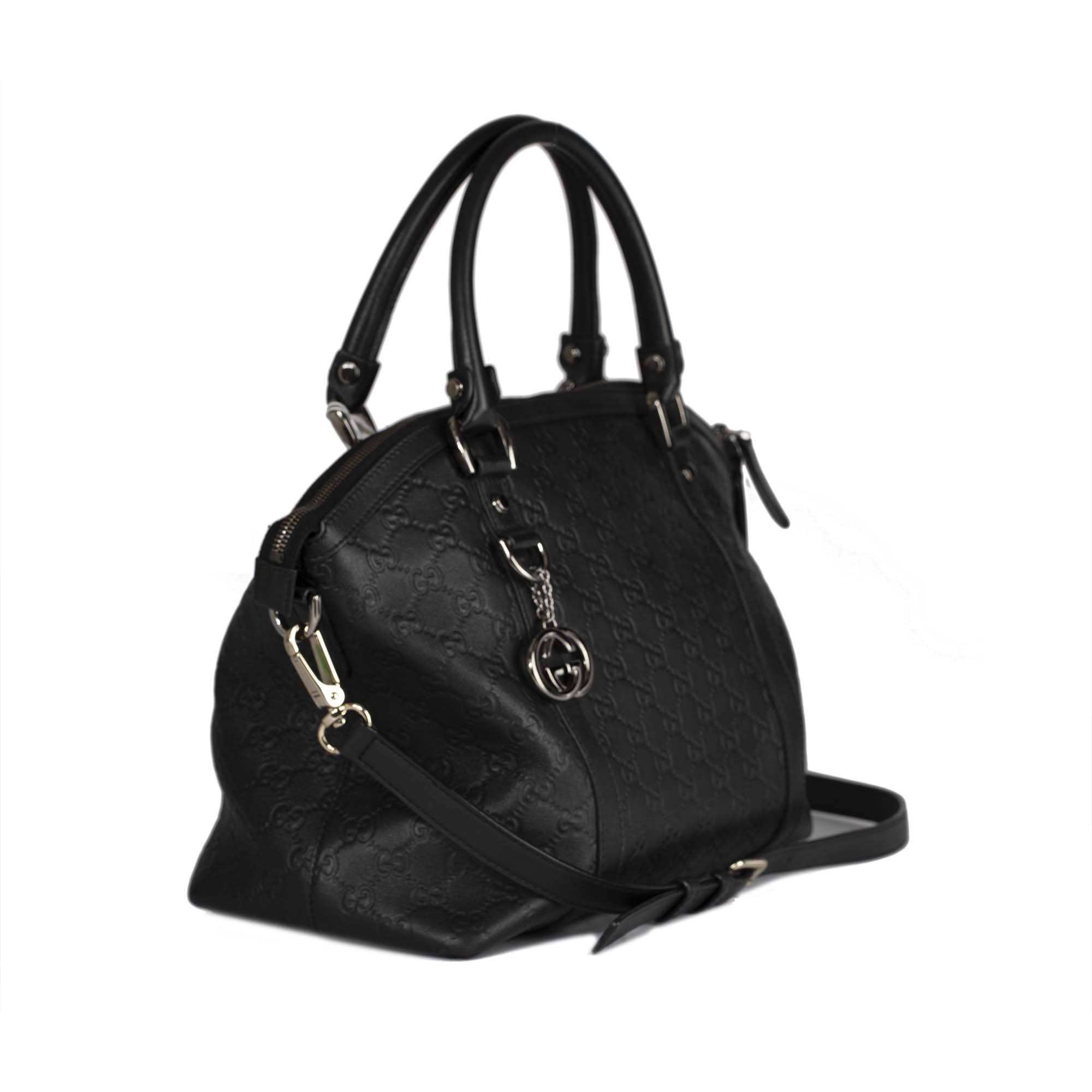 Gucci Guccissima Charm Dome Satchel