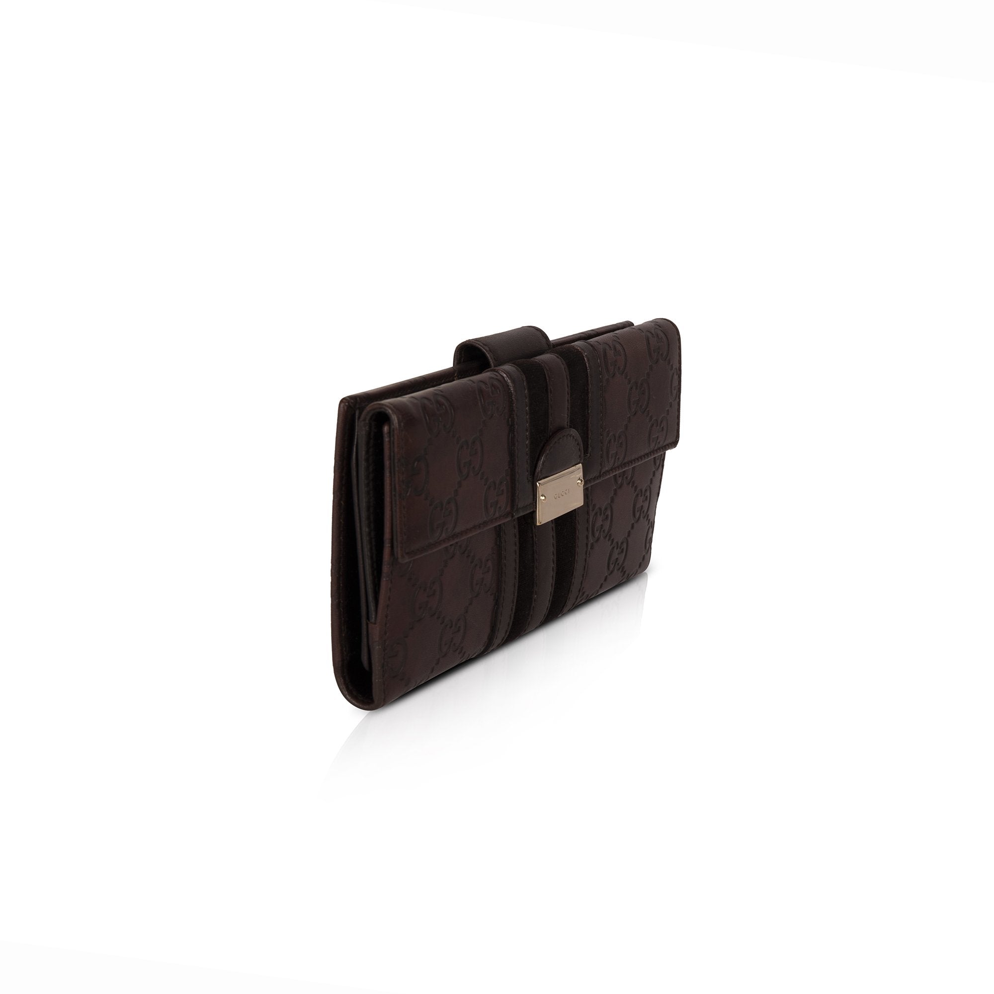 Gucci Guccissima Leather Continental Wallet