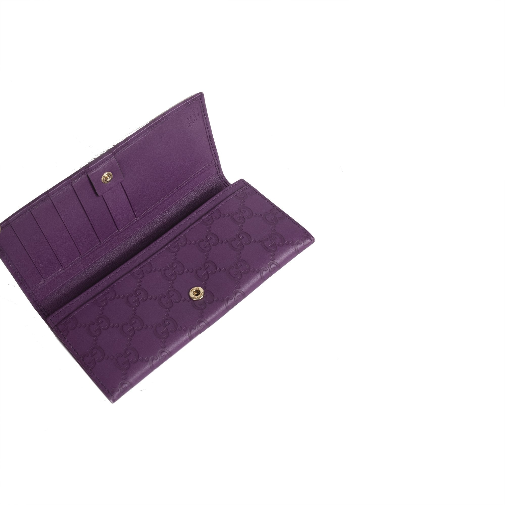 Gucci Guccissima Leather Continental Wallet