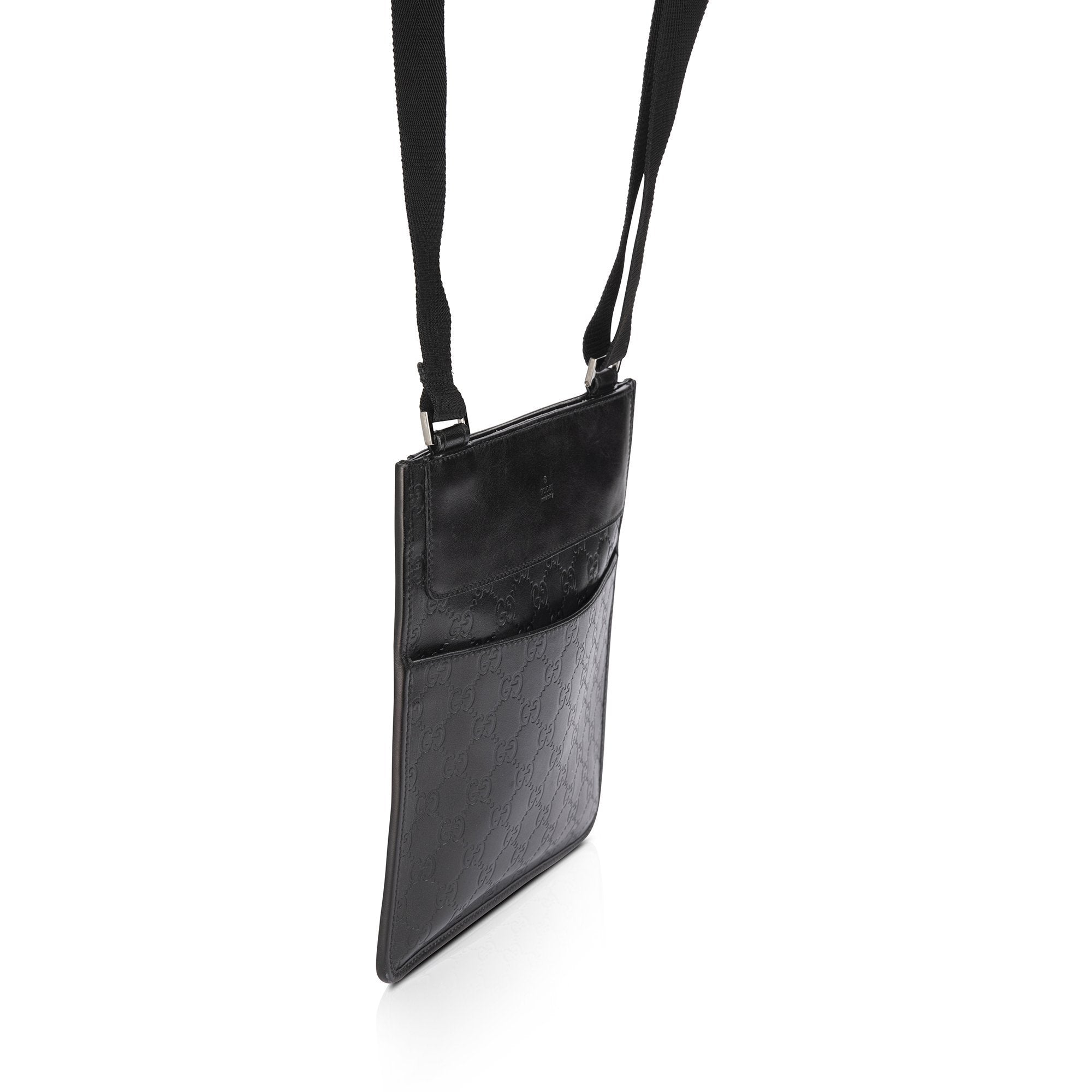 Gucci Guccissima Leather Messenger Bag