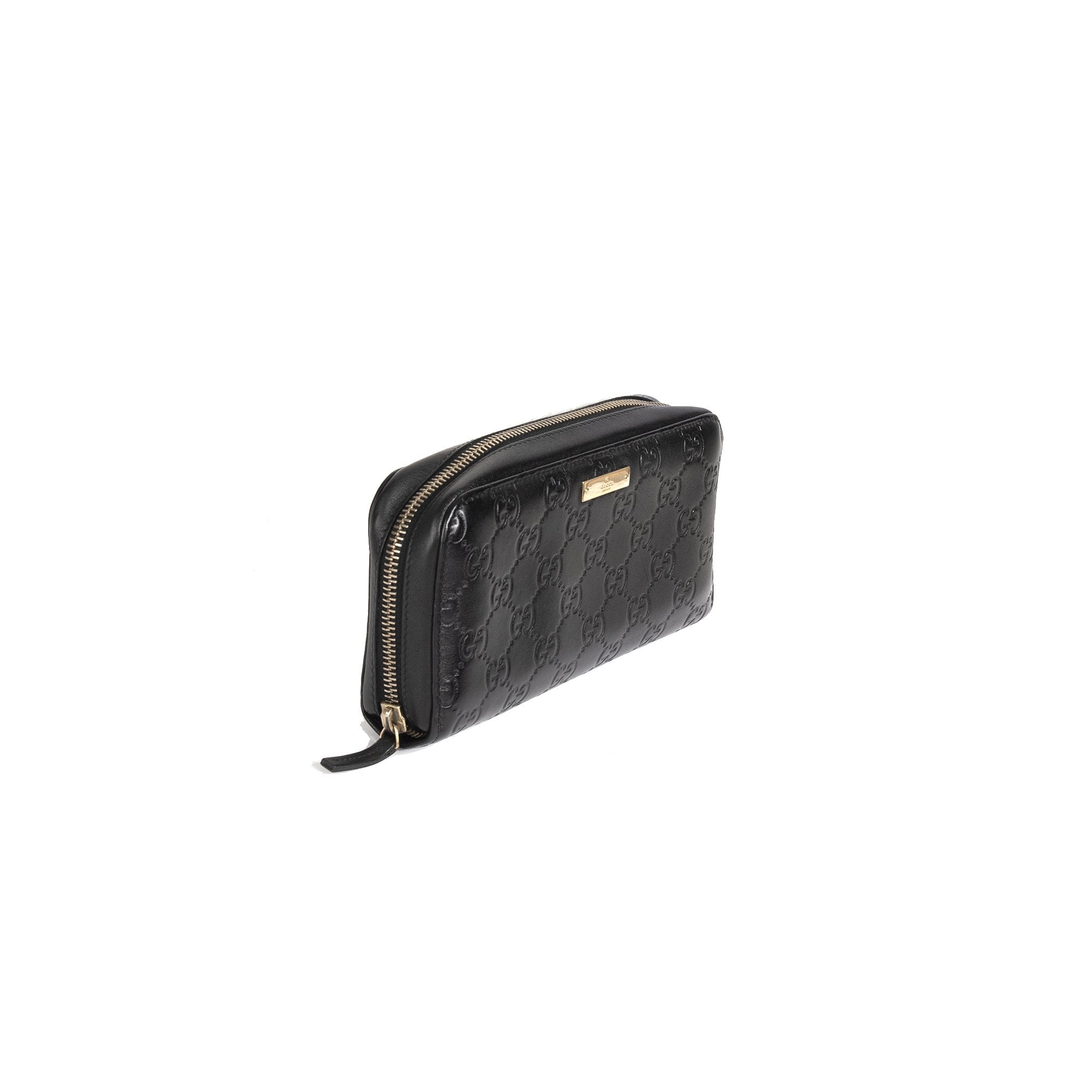 Gucci Guccissima Leather Zip-Around Wallet