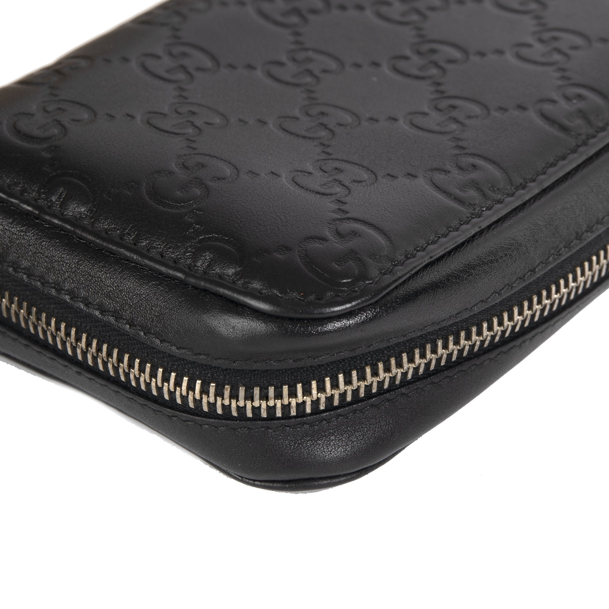 Gucci Guccissima Leather Zip-Around Wallet