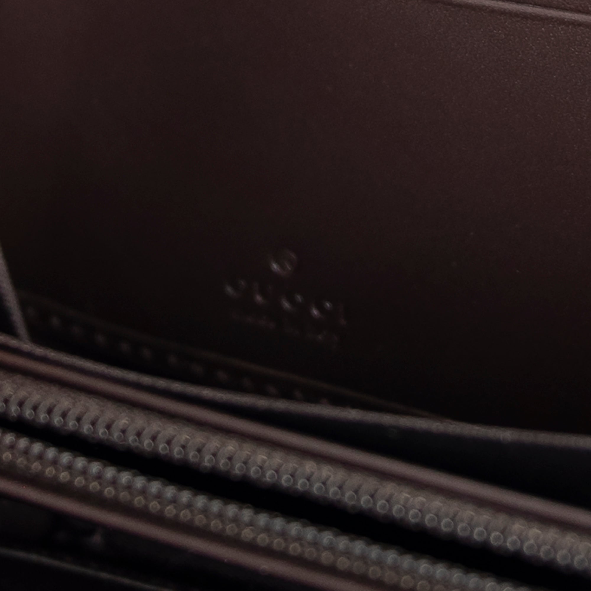 Gucci Guccissima Leather Zip Around Wallet w/ Box