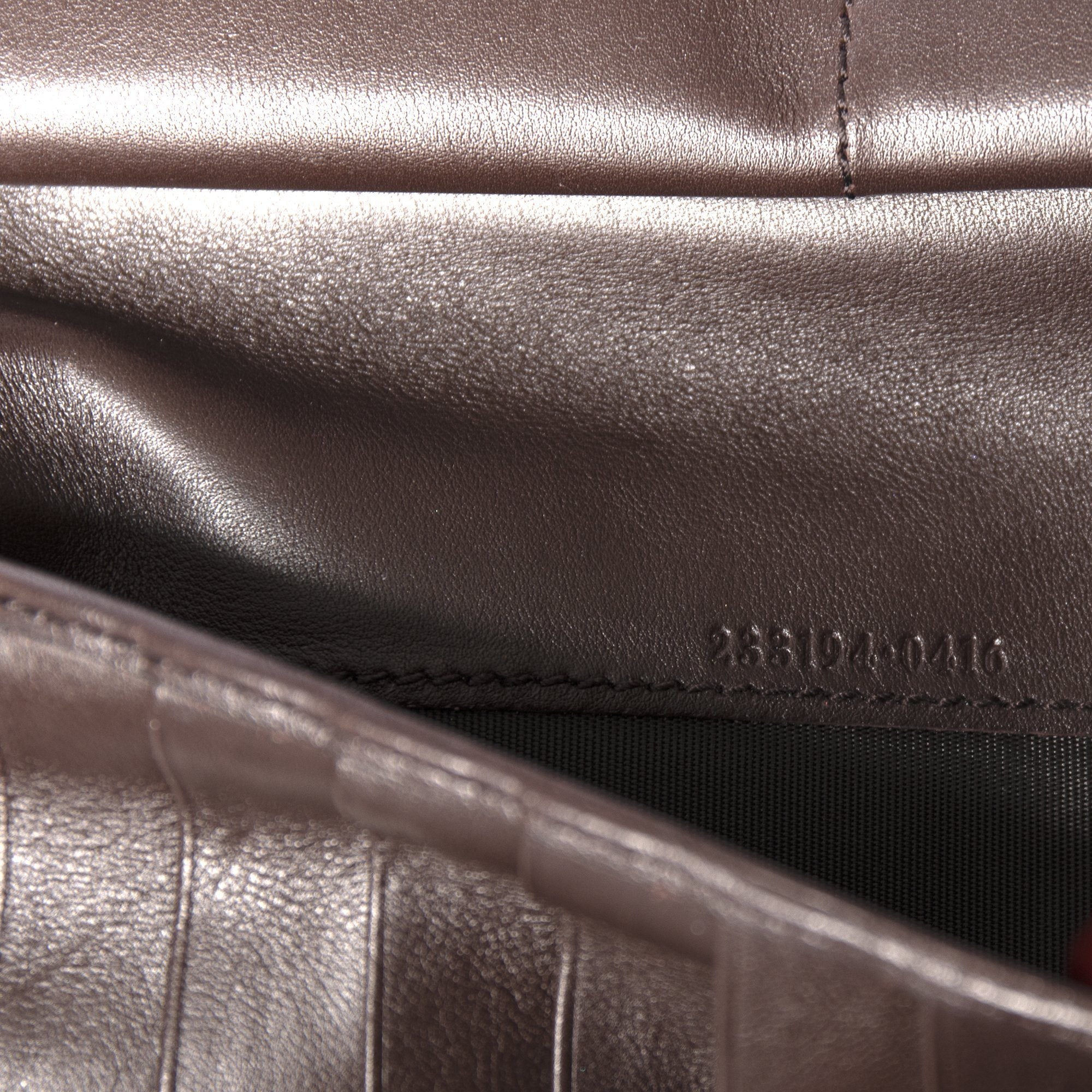 Gucci Guccissima Signature Continental Zip Around Wallet