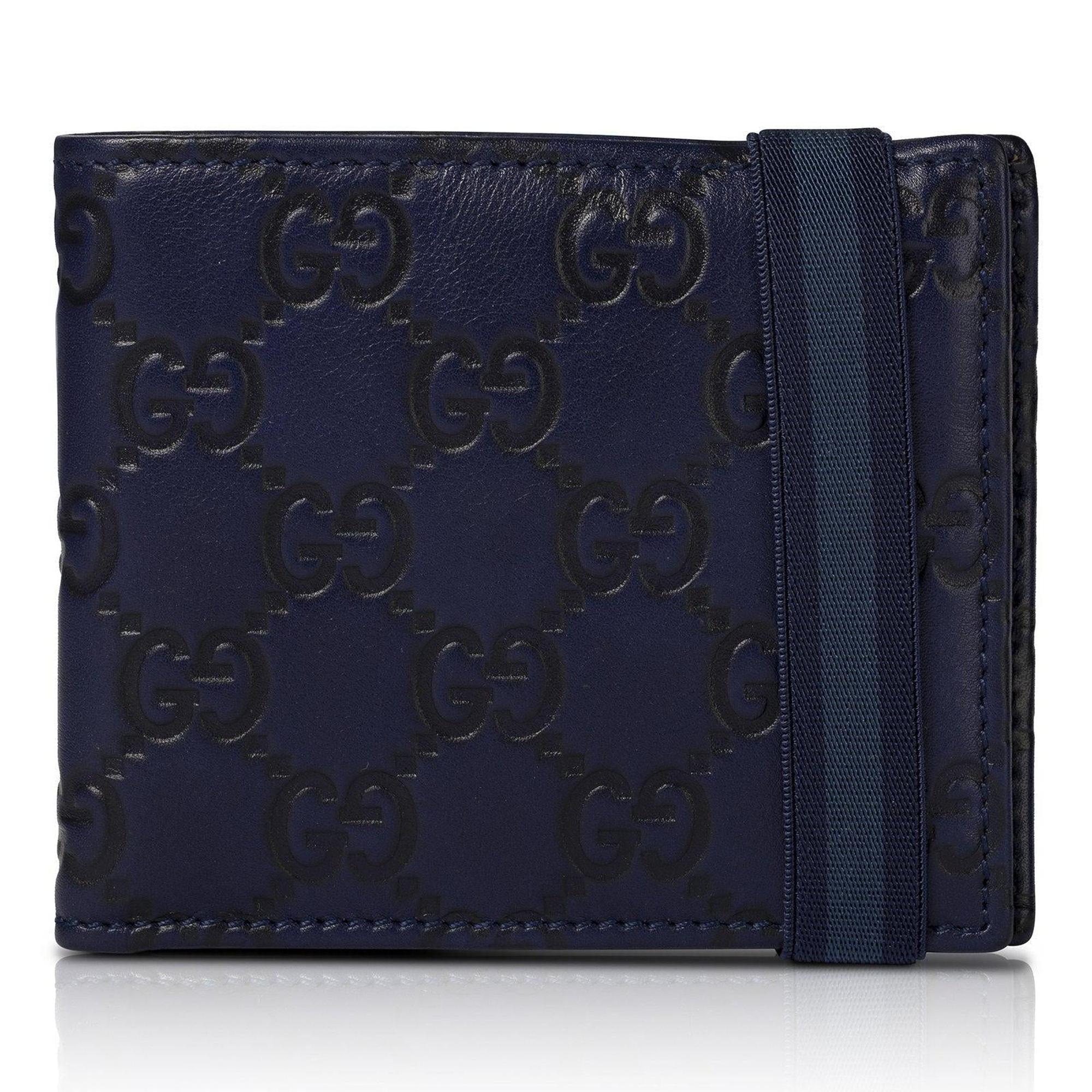 Gucci Guccissima Web Bifold Wallet