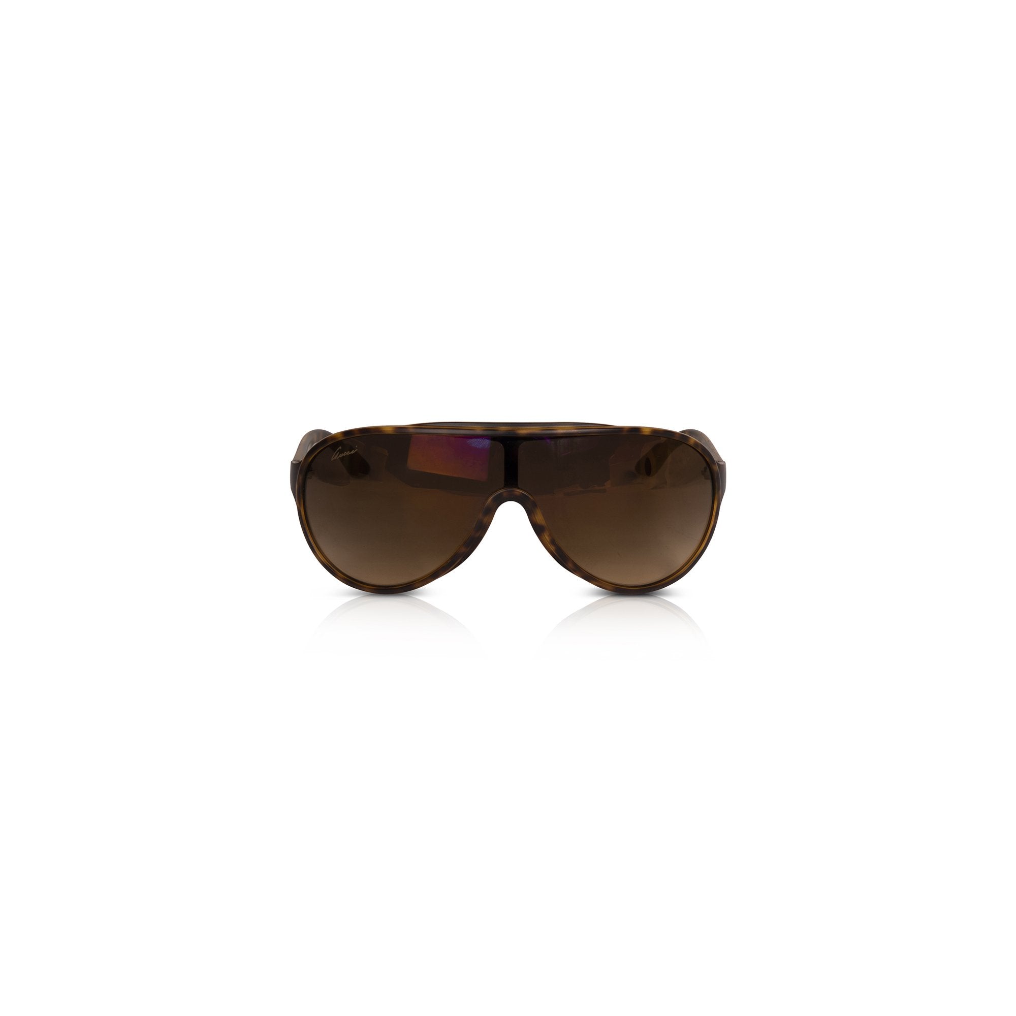 Gucci Havana Gradient Sunglasses w/ Box & Case