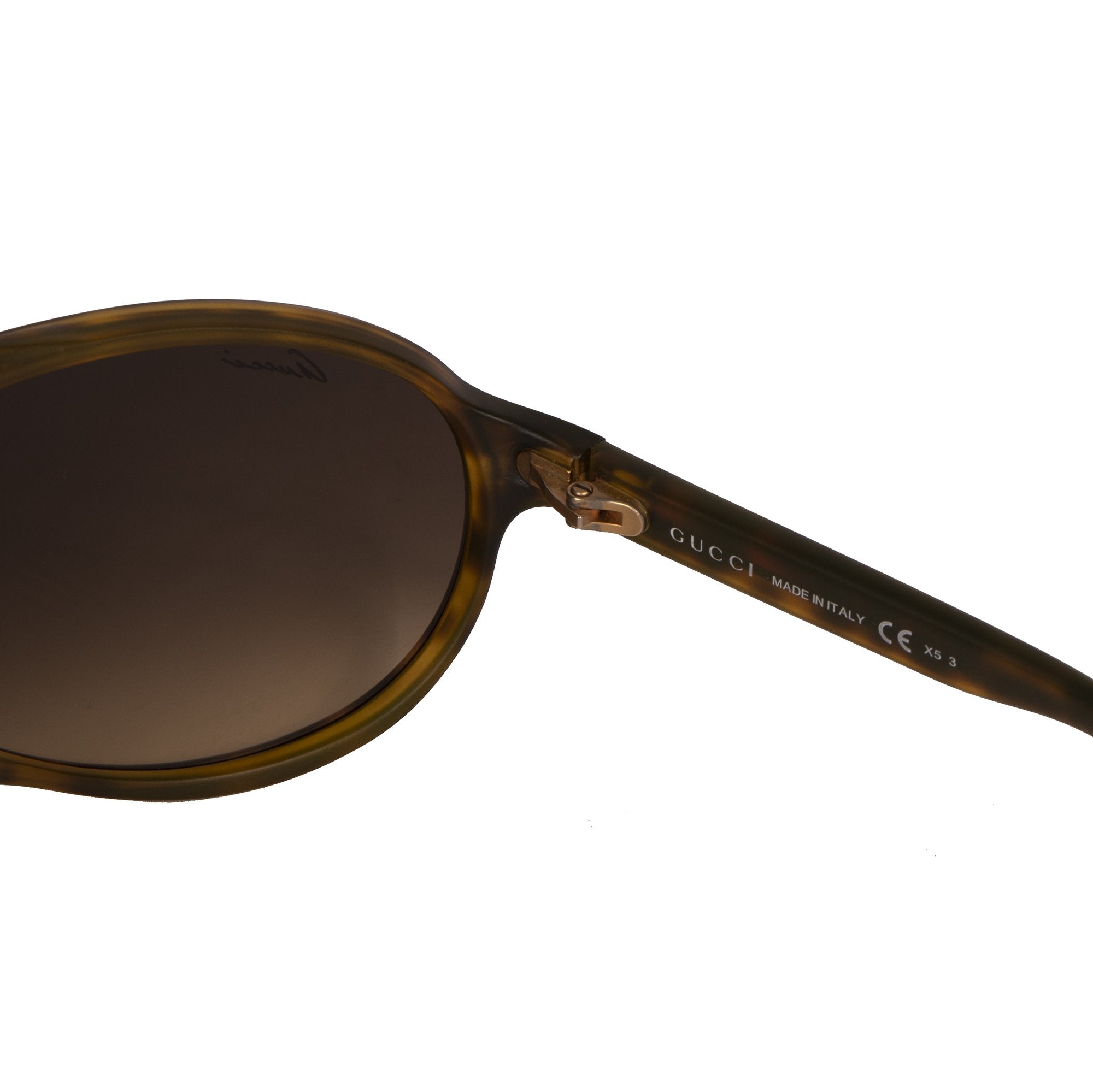 Gucci Havana Gradient Sunglasses w/ Box & Case