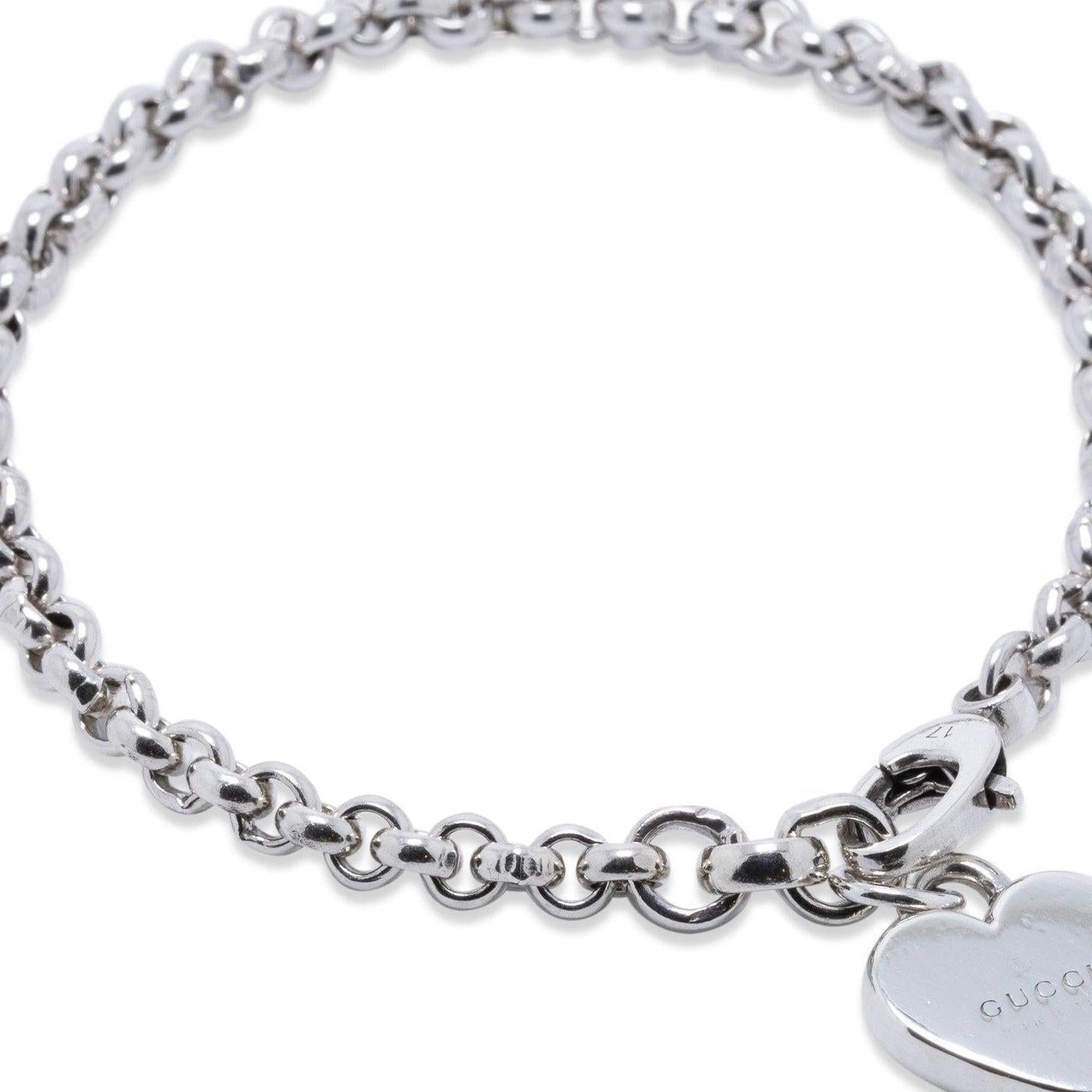 Gucci Heart Charm Bracelet