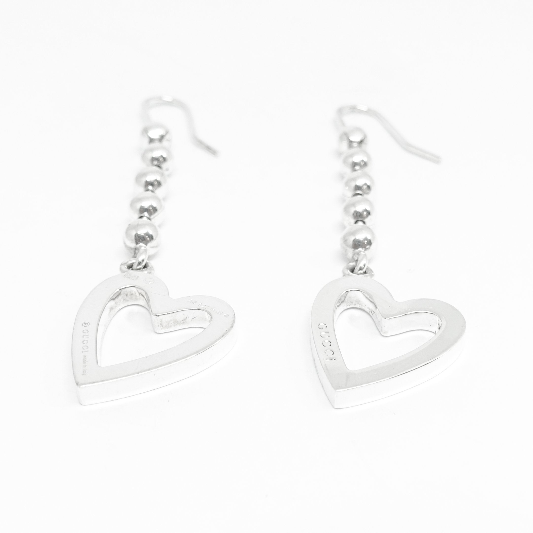Gucci Heart Toggle Drop Earrings