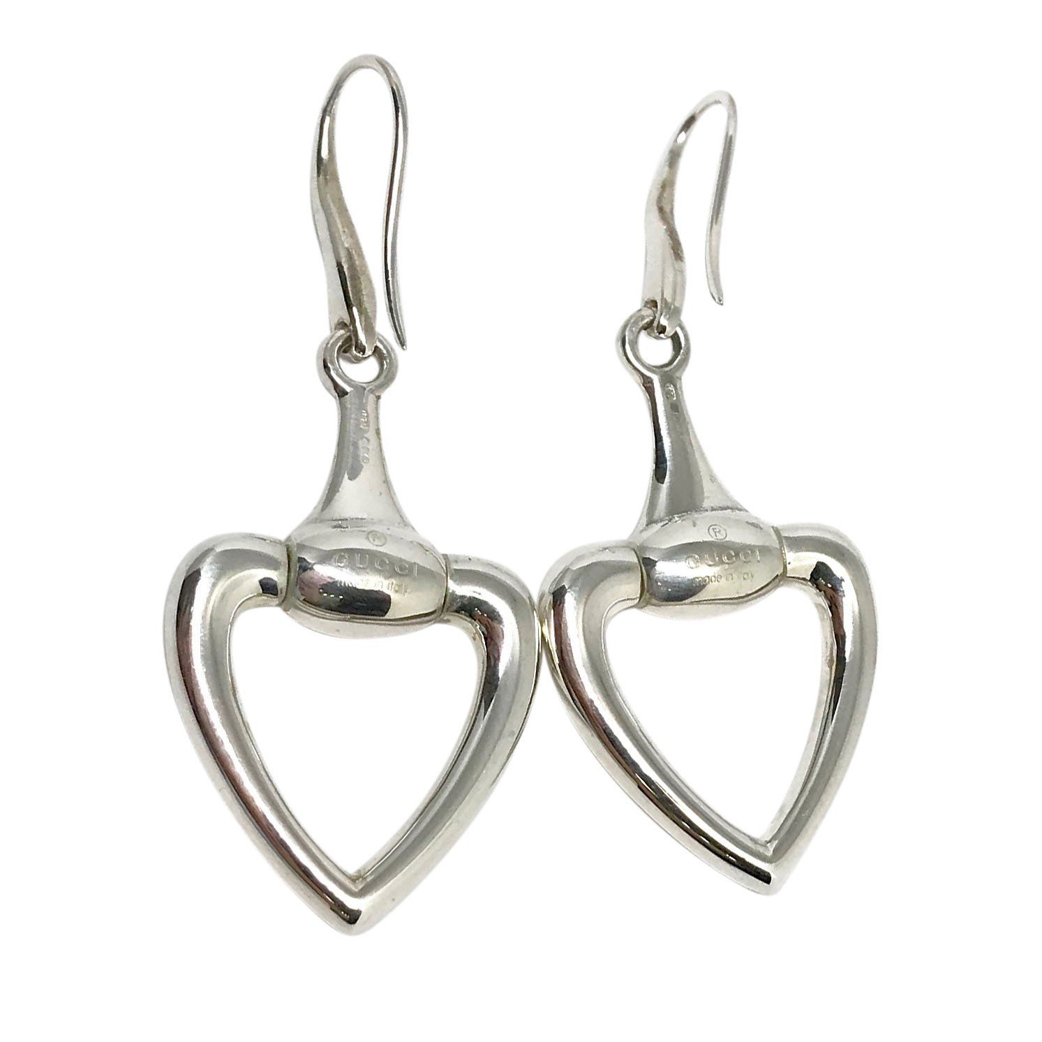 Gucci Horsebit Heart Earrings