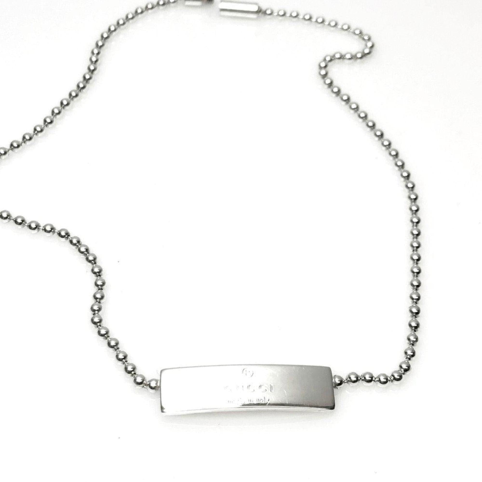 Gucci ID Beaded Choker Necklace