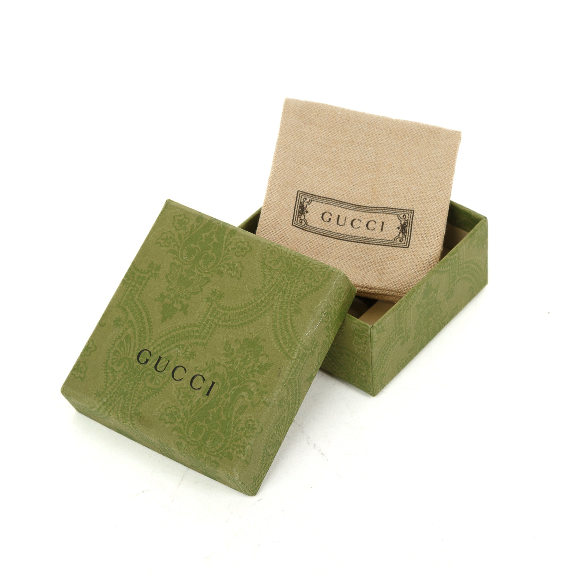 Gucci Interlocking G Flower Pendant Necklace w/ Box