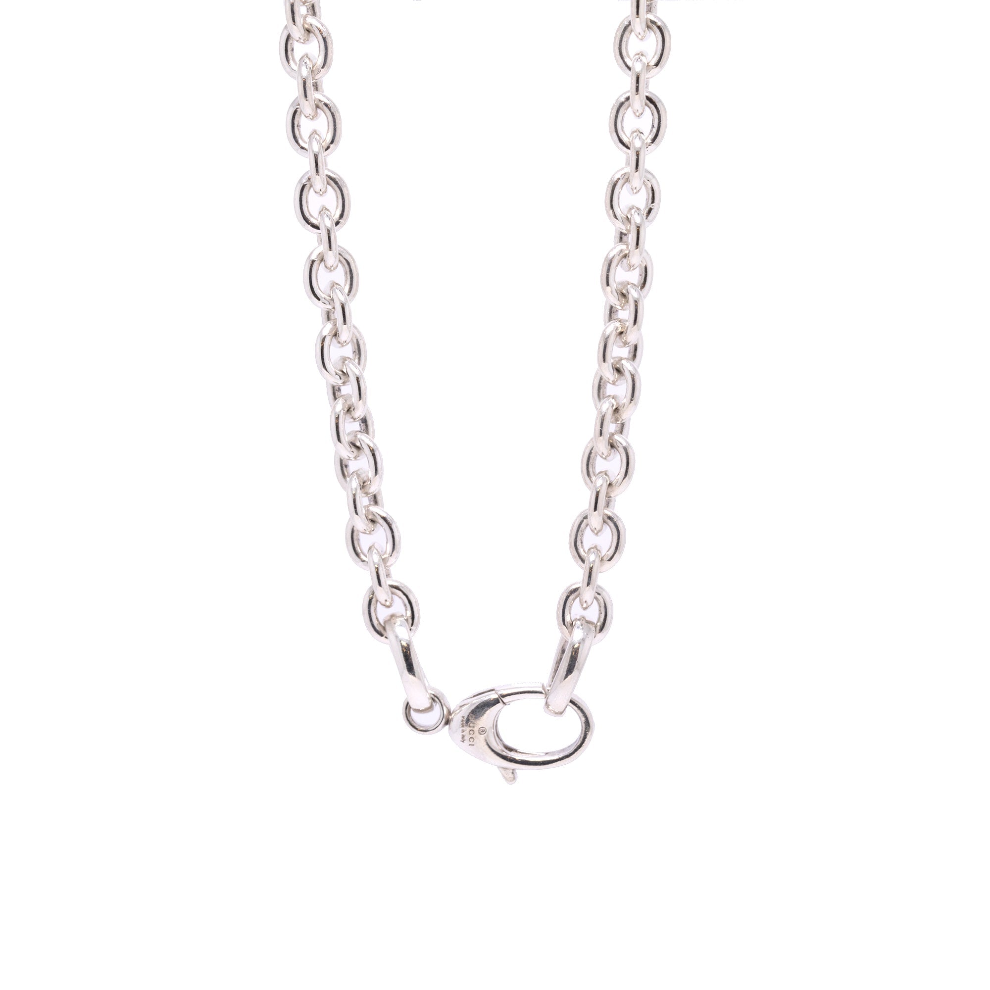 Gucci Interlocking G Pendant Necklace w/ Box