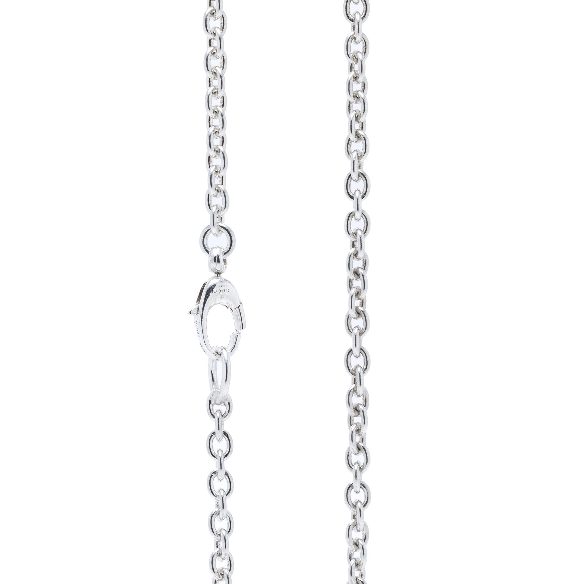 Gucci Interlocking G Pendant Necklace w/ Box