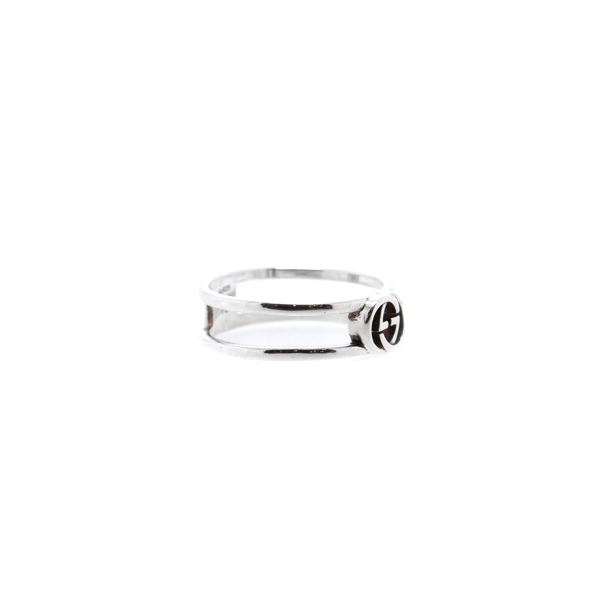 Gucci Interlocking G Thin Open Band Ring