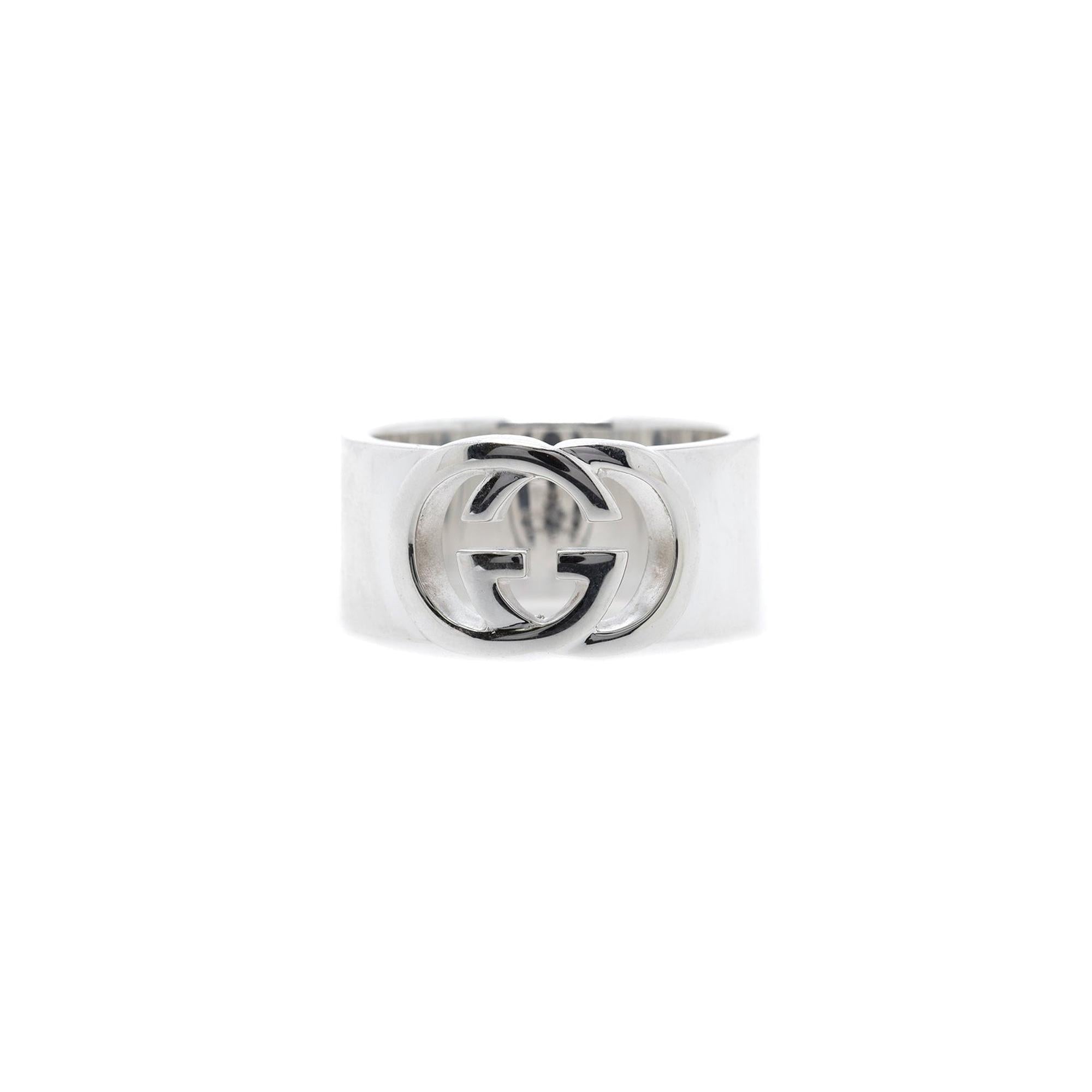Gucci Interlocking G Wide Ring