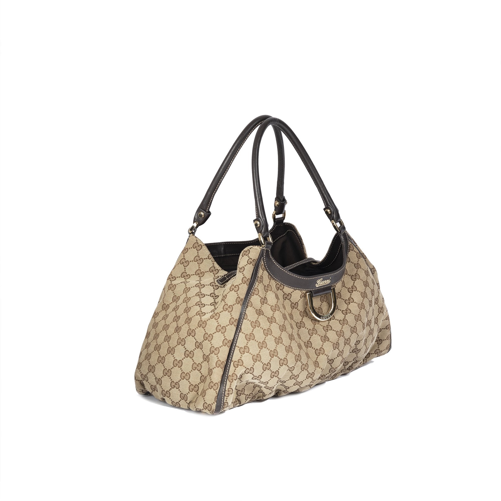 Gucci Large GG Canvas Abbey D-Ring Hobo