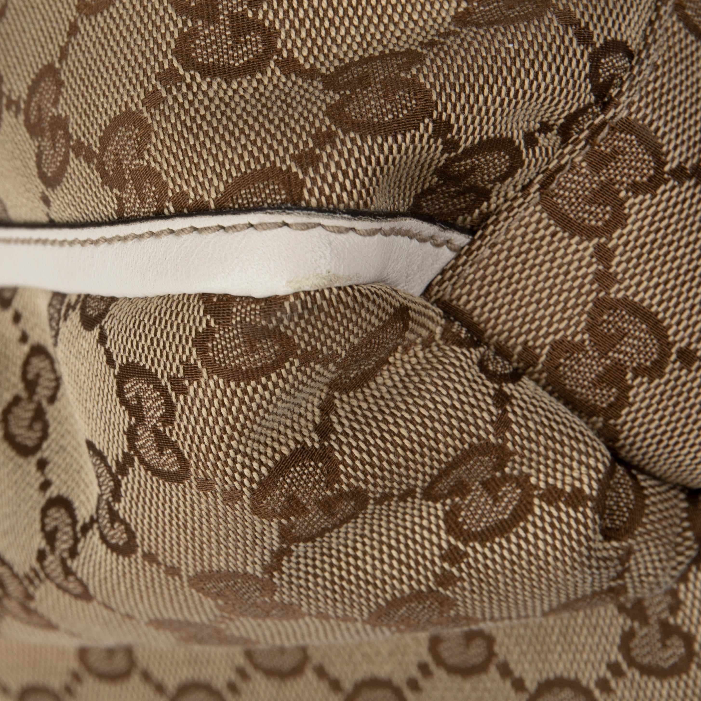 Gucci Large GG Canvas D-Ring Hobo