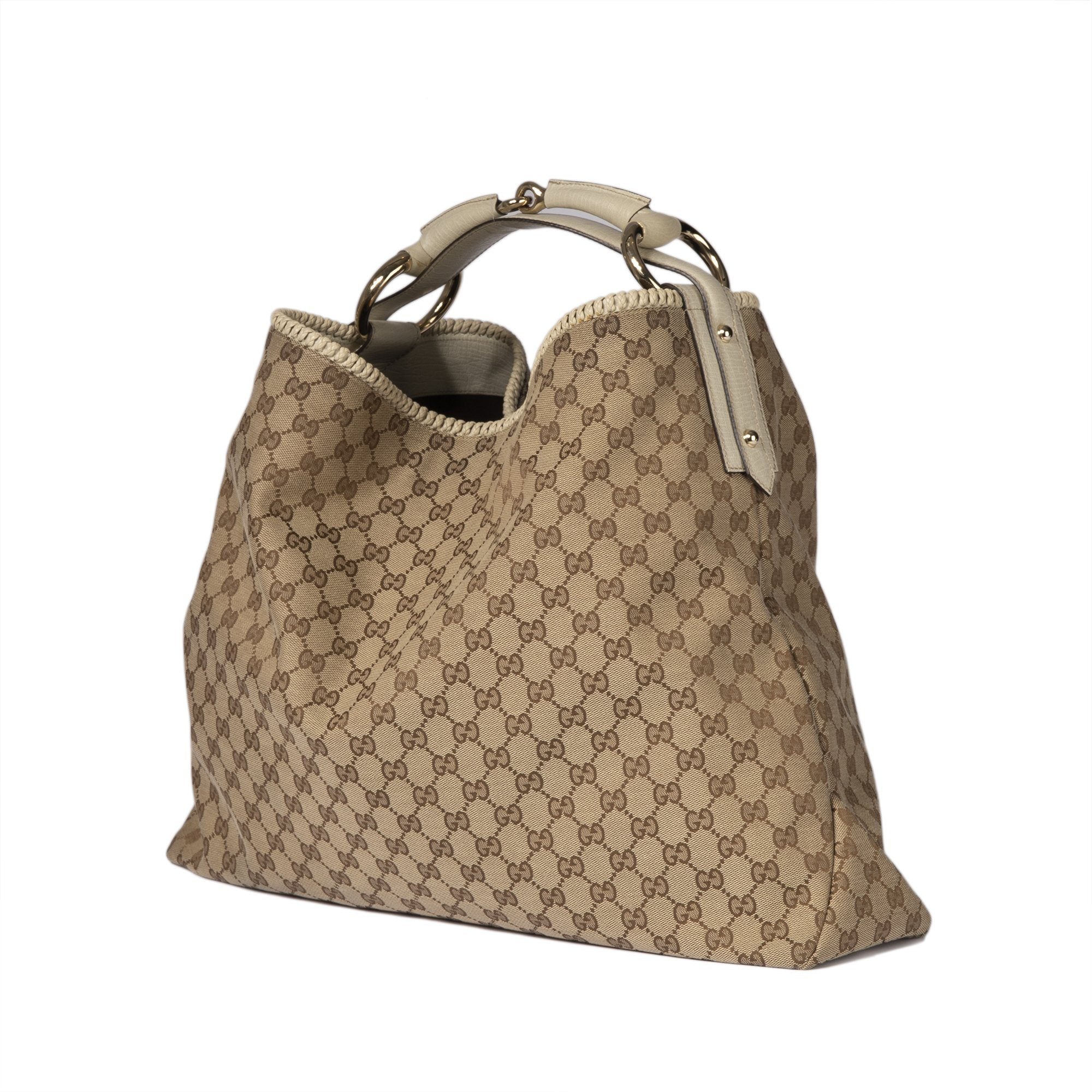 Gucci Large GG Canvas Horsebit Hobo