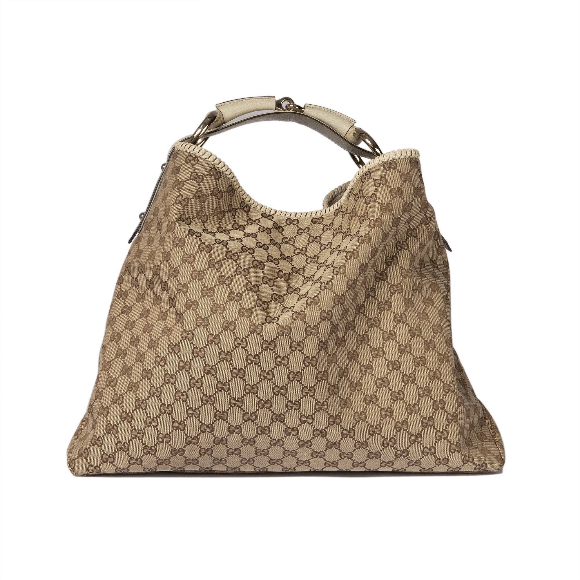 Gucci Large GG Canvas Horsebit Hobo