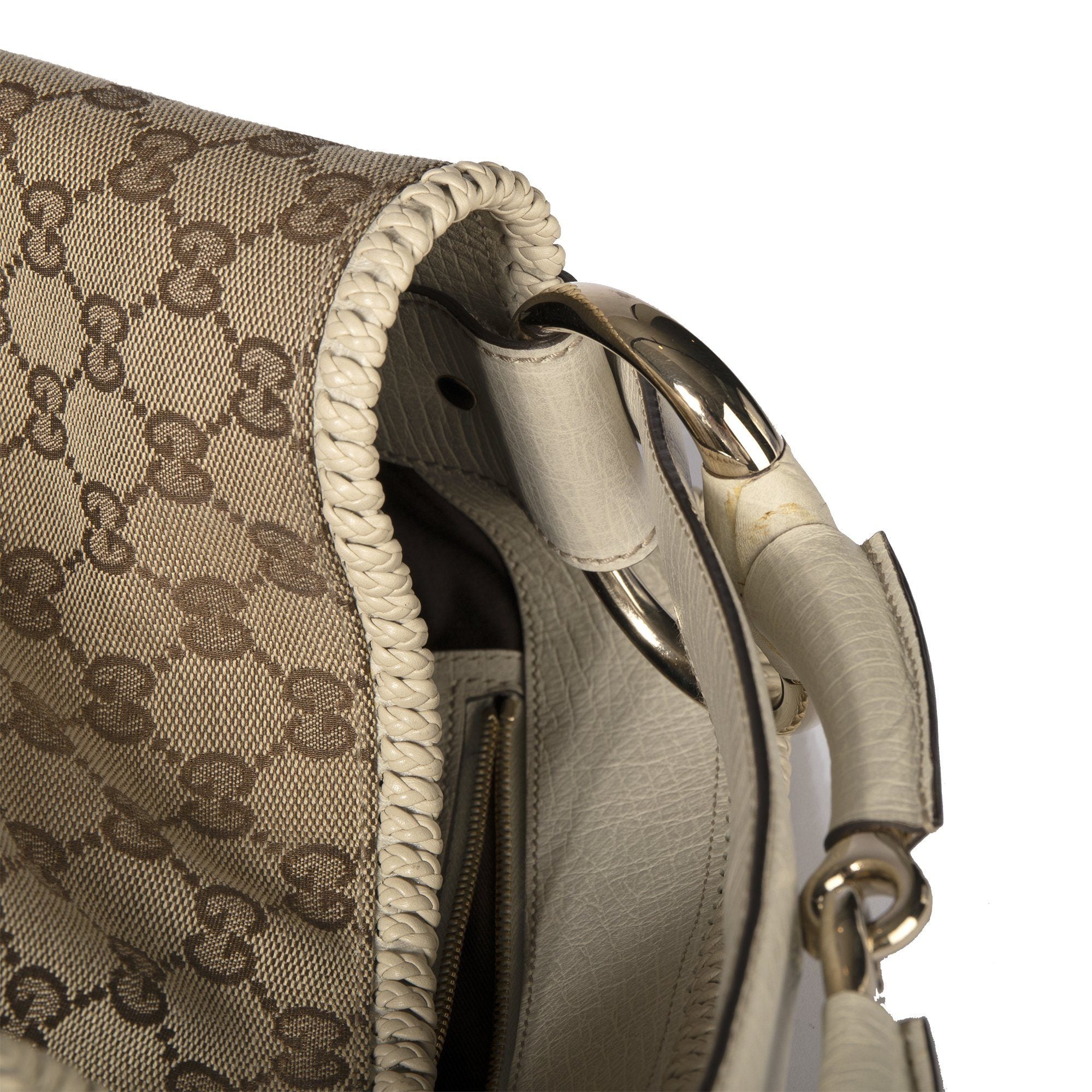 Gucci Large GG Canvas Horsebit Hobo