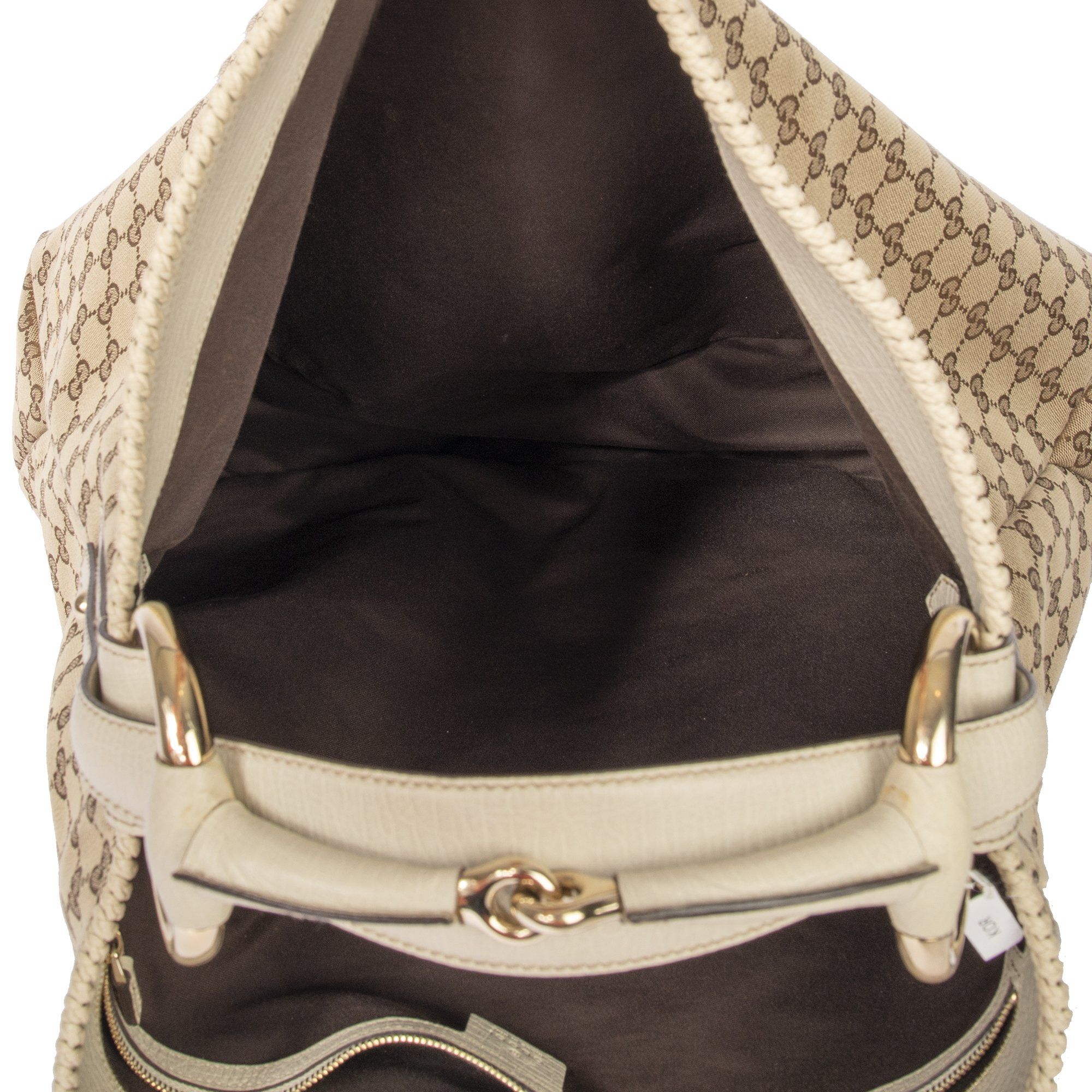 Gucci Large GG Canvas Horsebit Hobo