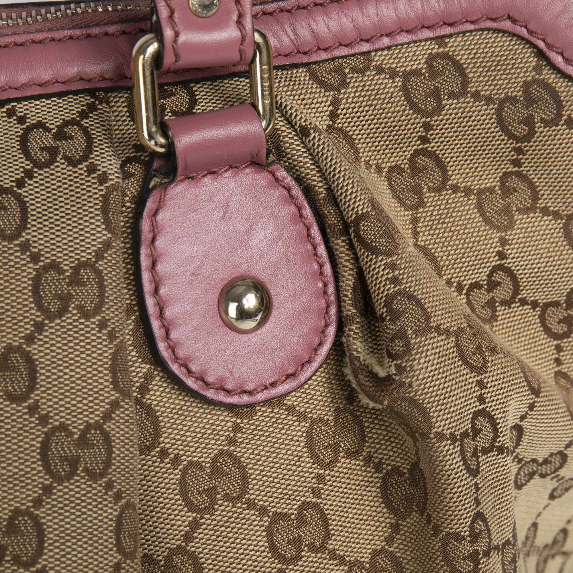 Gucci Large GG Canvas Sukey Top Handle Tote