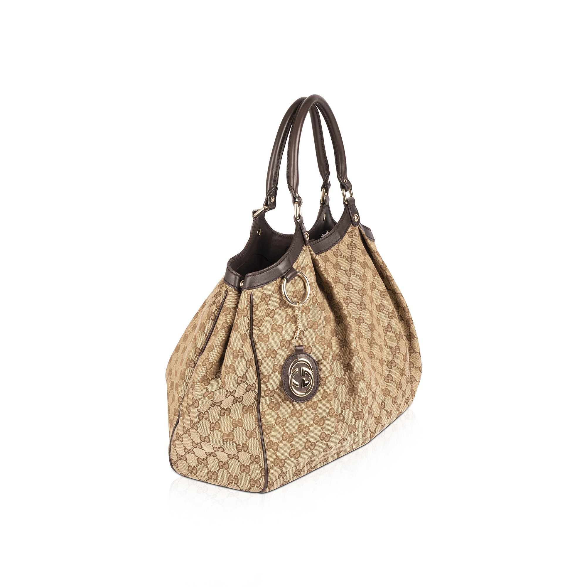 Gucci Large GG Canvas Sukey Tote