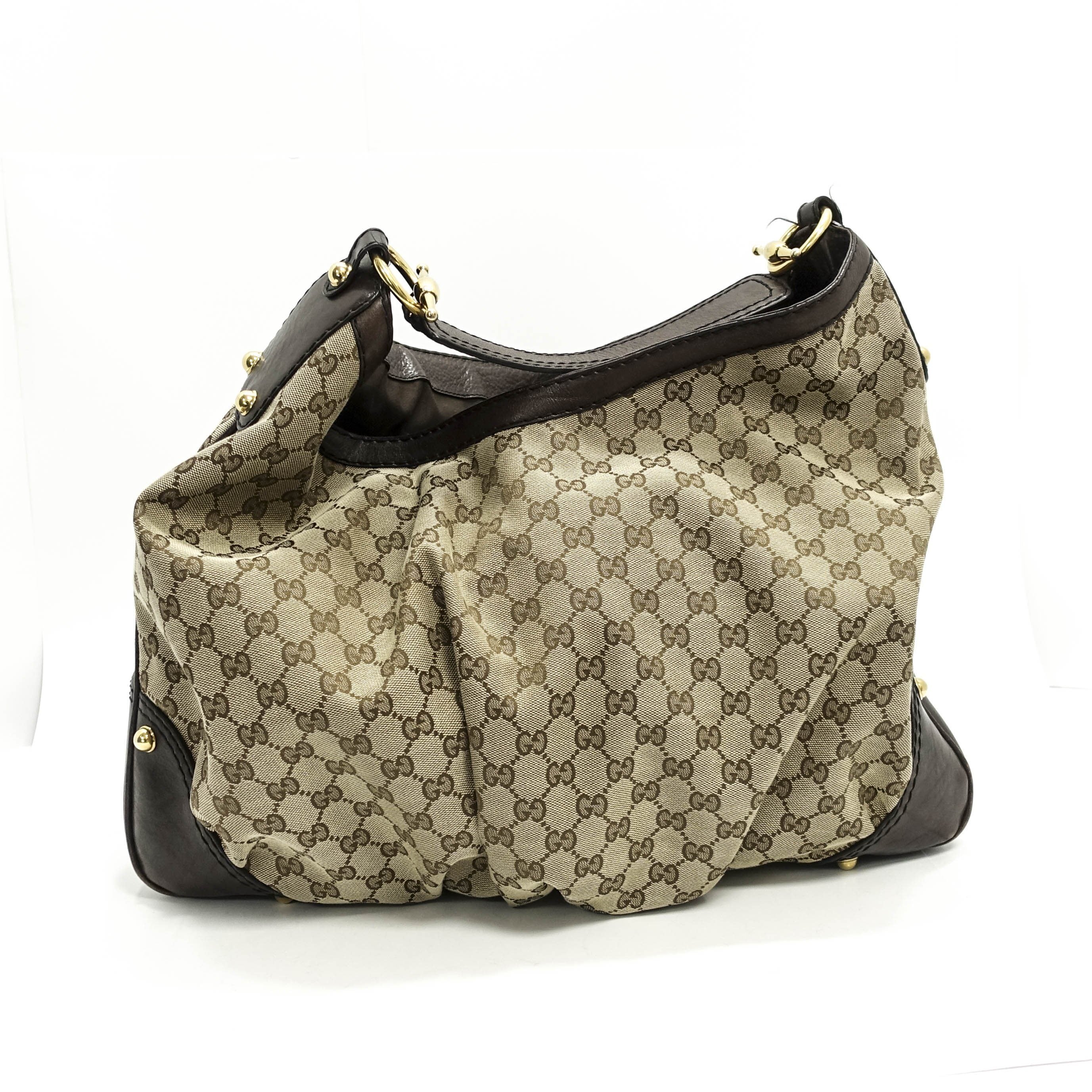 Gucci Large GG Jockey Hobo