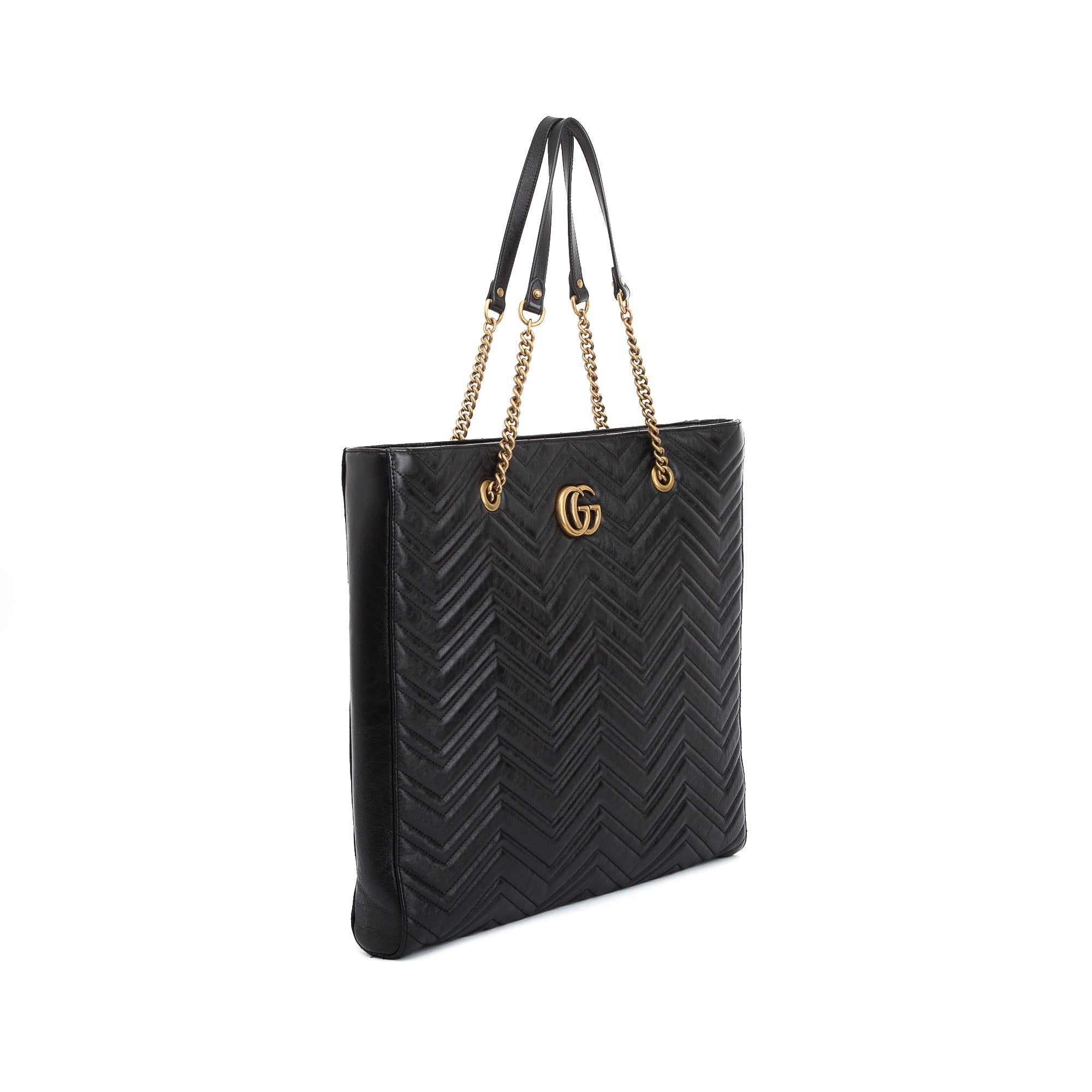 Gucci Large GG Marmont Matelasse Slim Tote