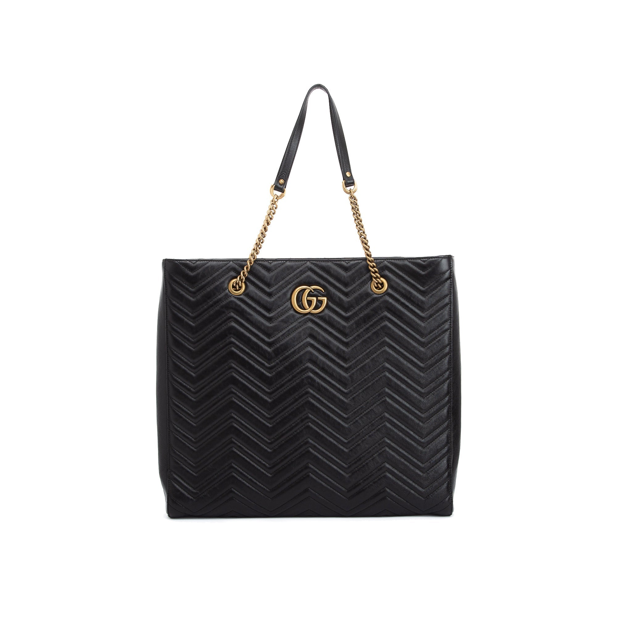 Gucci Large GG Marmont Matelasse Slim Tote