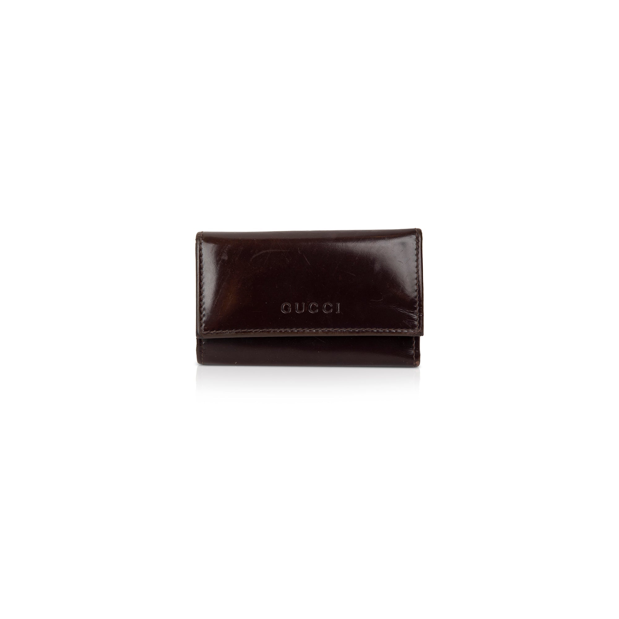 Gucci Leather Key Holder w/ Box