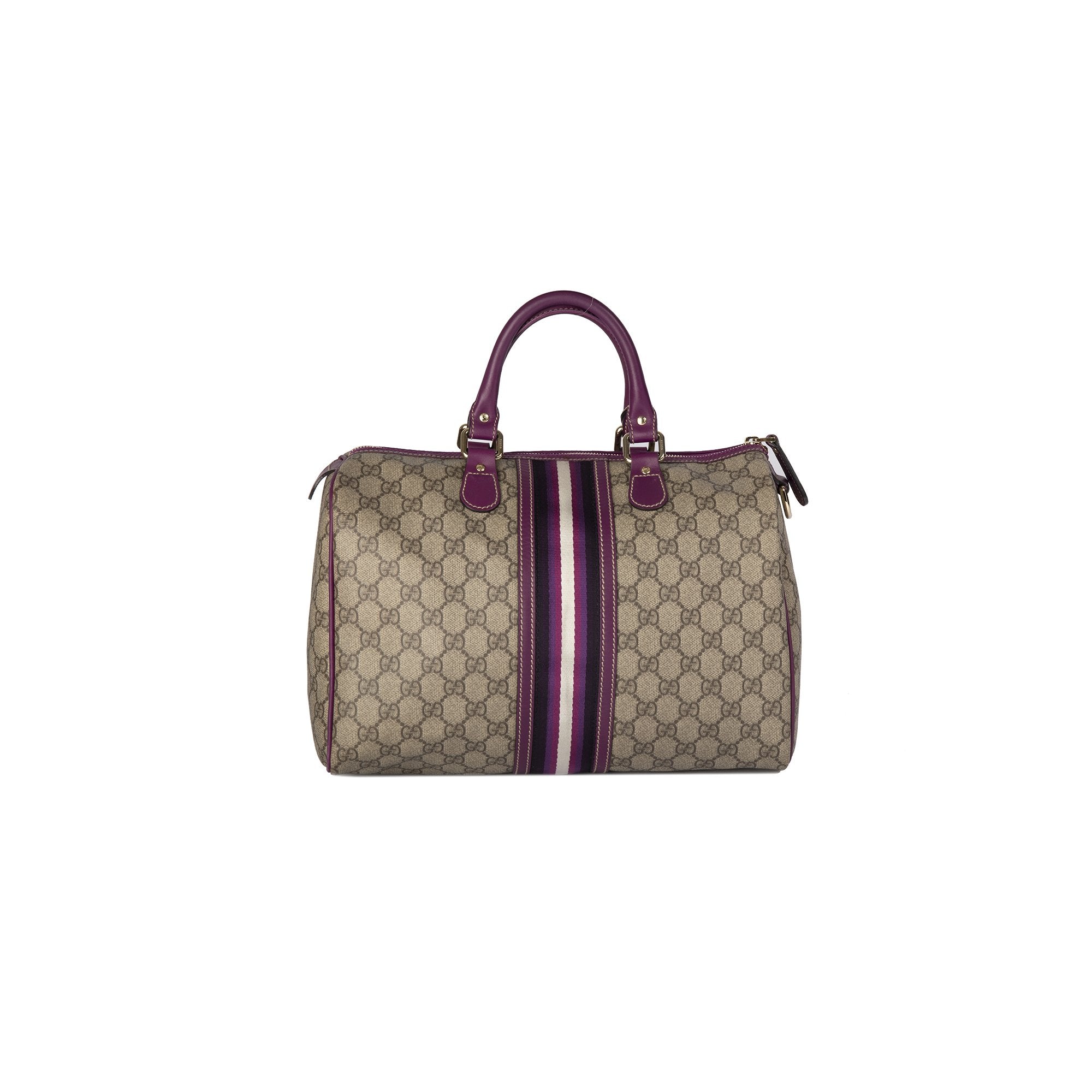 Gucci Limited Edition Medium GG Plus Web Joy Boston Bag