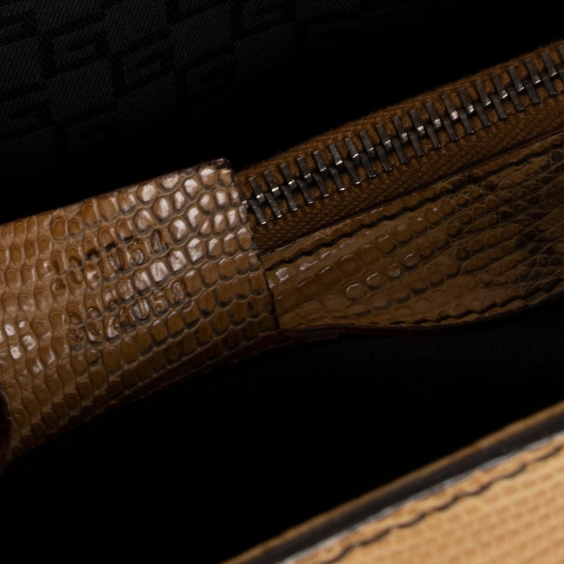 Gucci Lizard Shoulder Bag