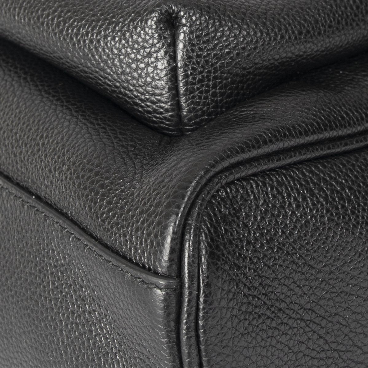 Gucci Logo Print Leather Backpack