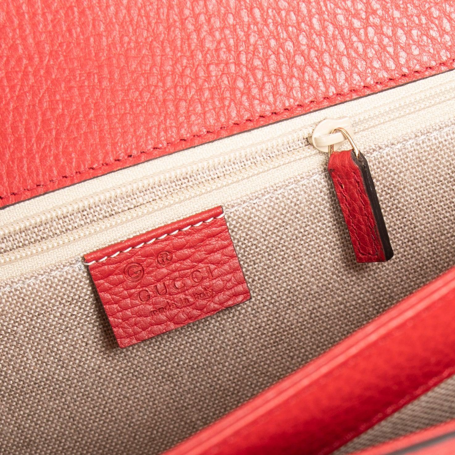 Gucci Medium Dollar Interlocking GG Shoulder Bag w/ Box