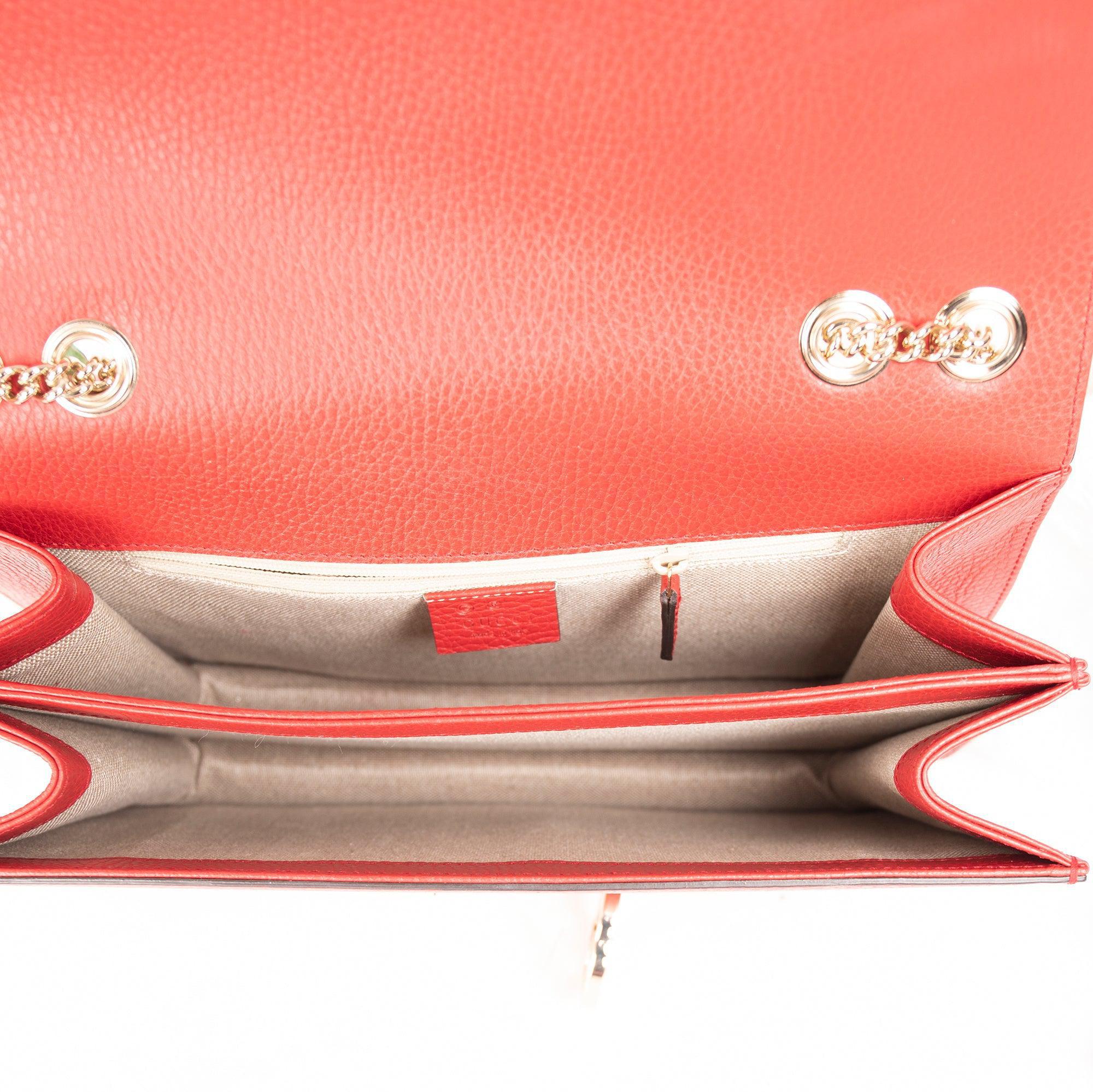 Gucci Medium Dollar Interlocking GG Shoulder Bag w/ Box