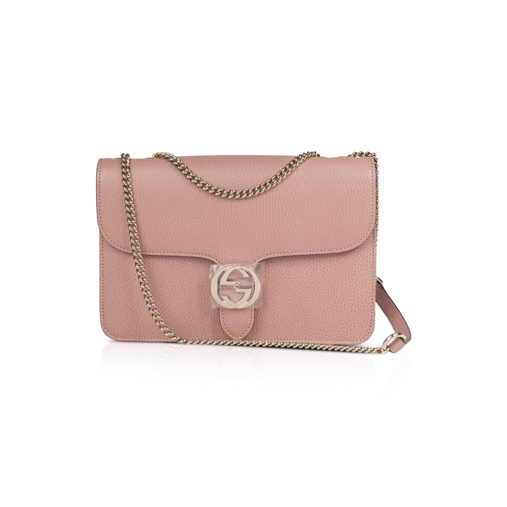 Gucci Medium Dollar Interlocking GG Shoulder Bag w/ Box