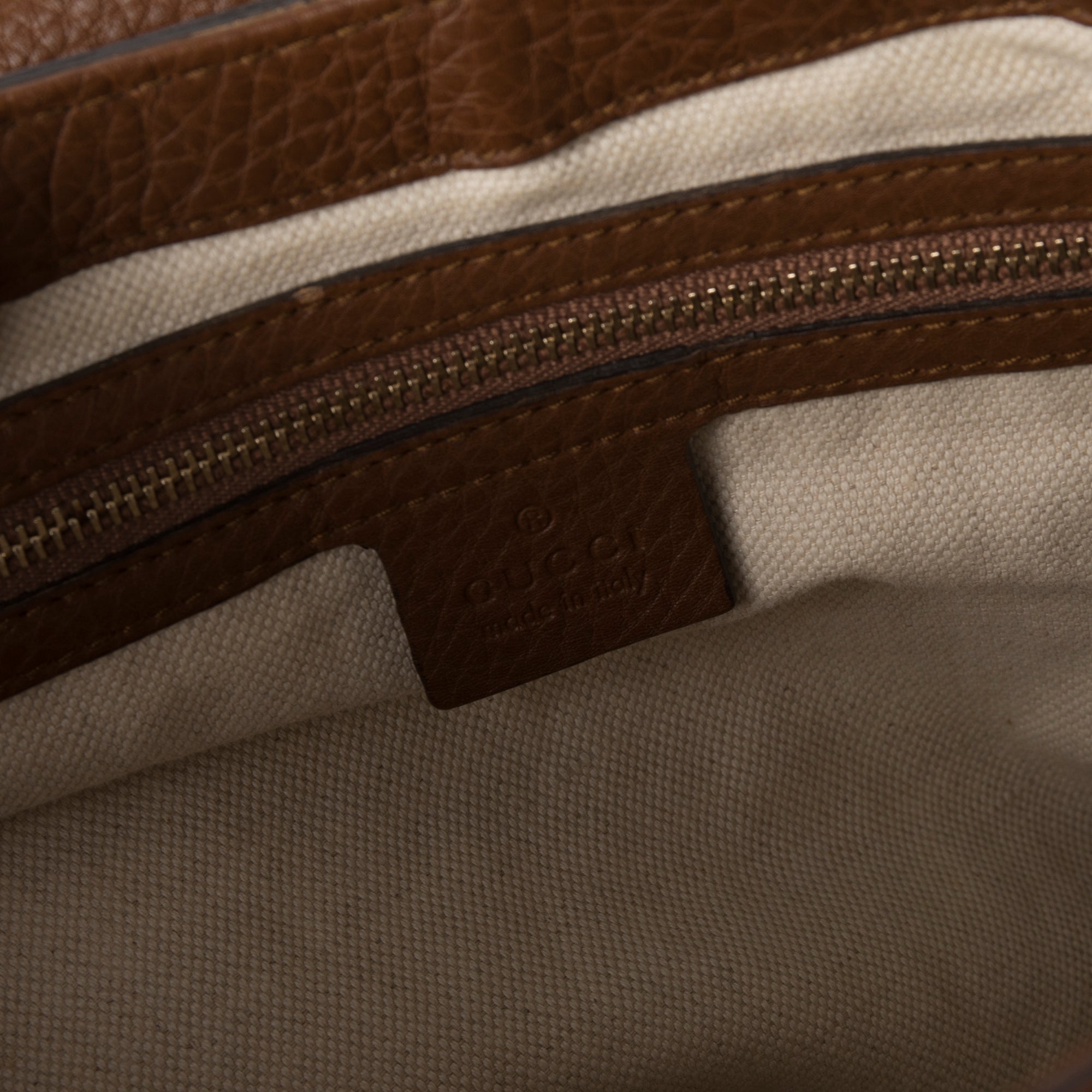 Gucci Medium GG Canvas Bella Shoulder Bag