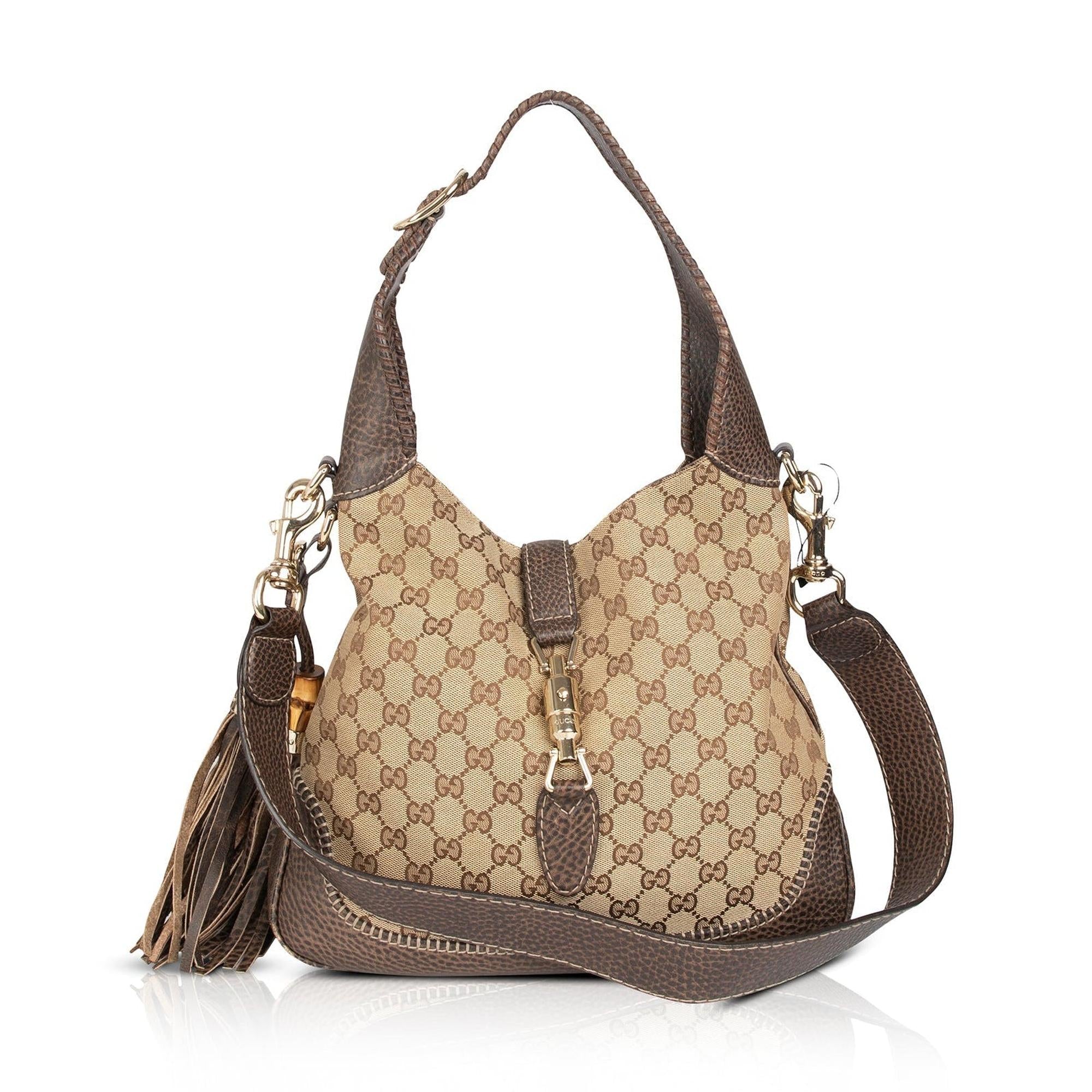 Gucci Medium GG Canvas New Jackie Hobo