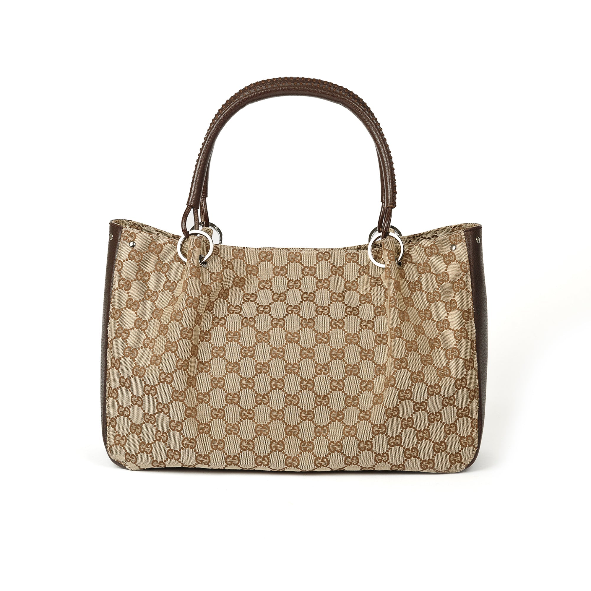 Gucci Medium GG Canvas Shopper Tote