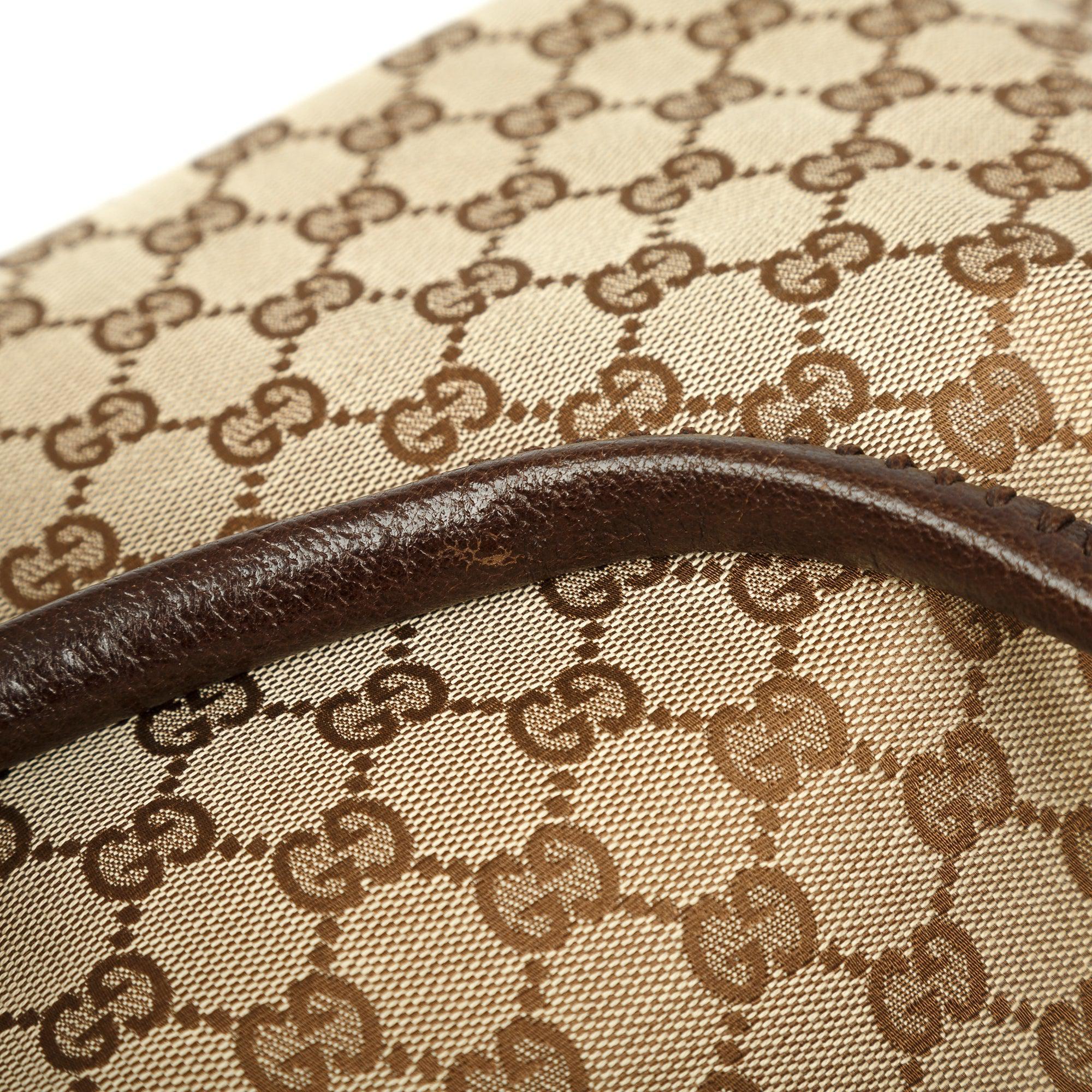 Gucci Medium GG Canvas Shopper Tote