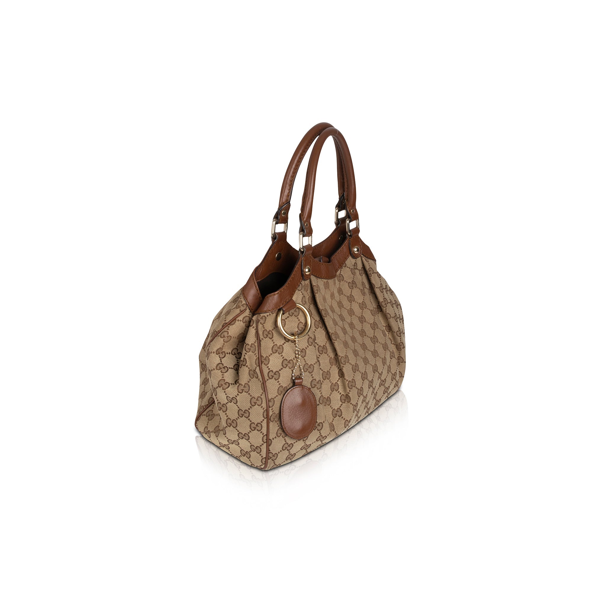 Gucci Medium GG Canvas Sukey Tote