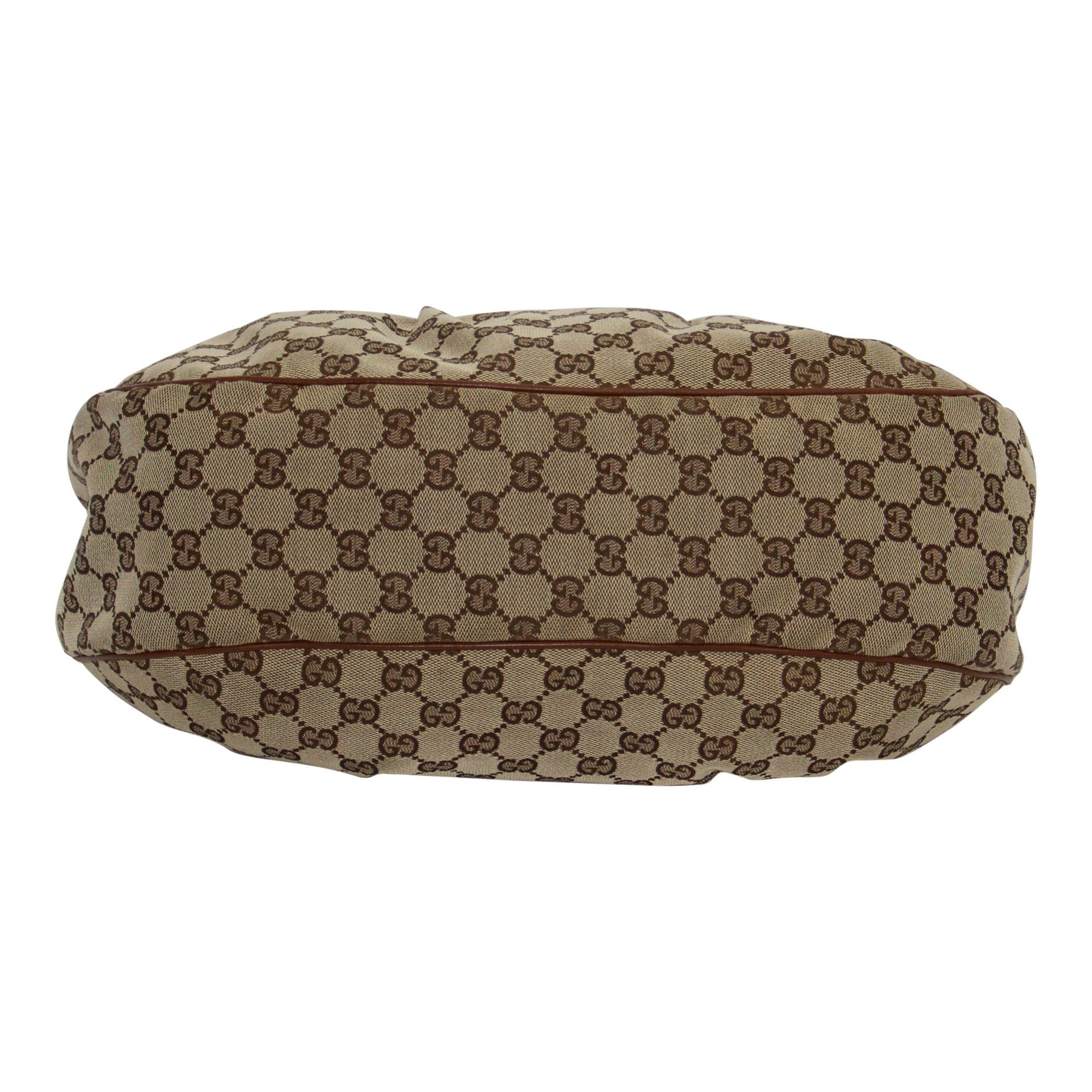 Gucci Medium GG Canvas Sukey Tote